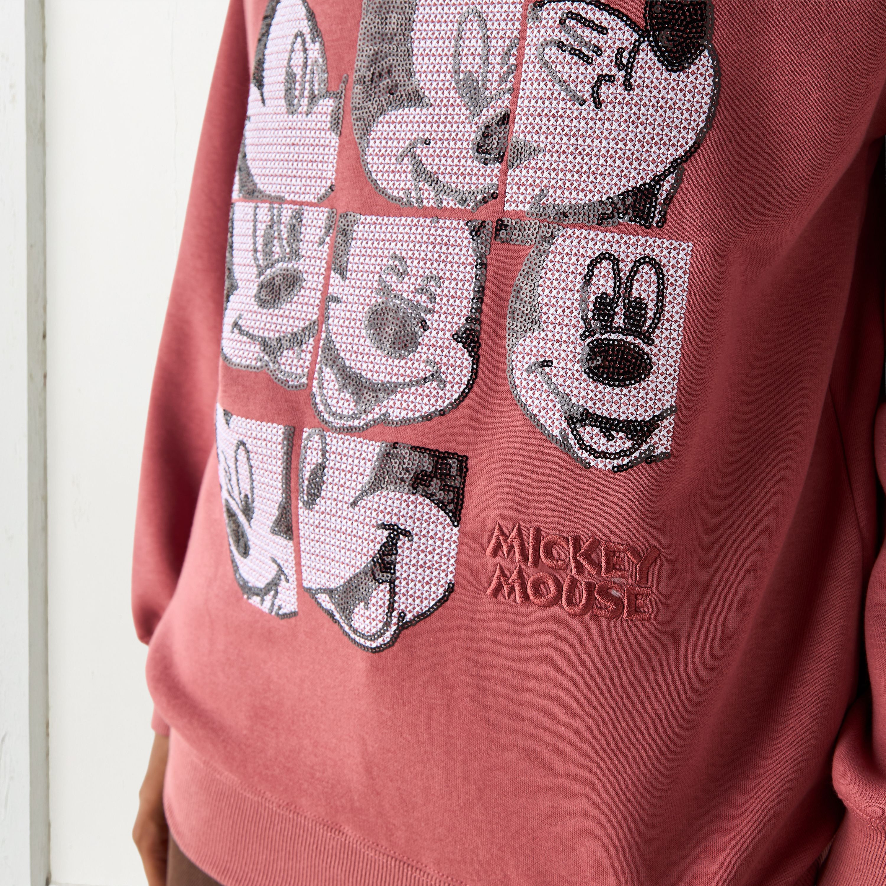 Mickey Mouse Embellished Sweatshirt-women-clothing-hoodiesandsweatshirts-sweatshirts-image-5
