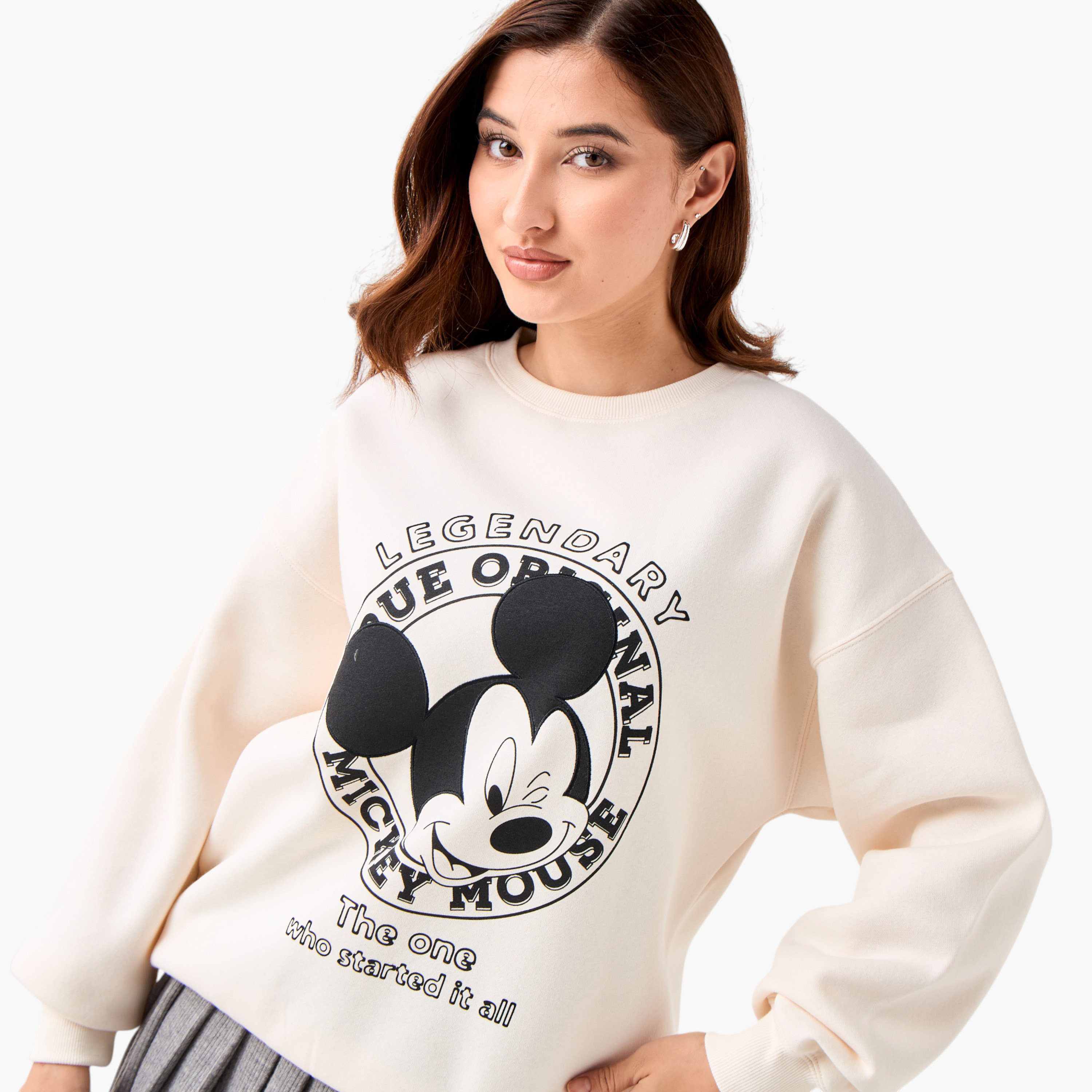 سويت شيرت ميكي ماوس أوفر سايز-women-clothing-hoodiesandsweatshirts-sweatshirts-image-5