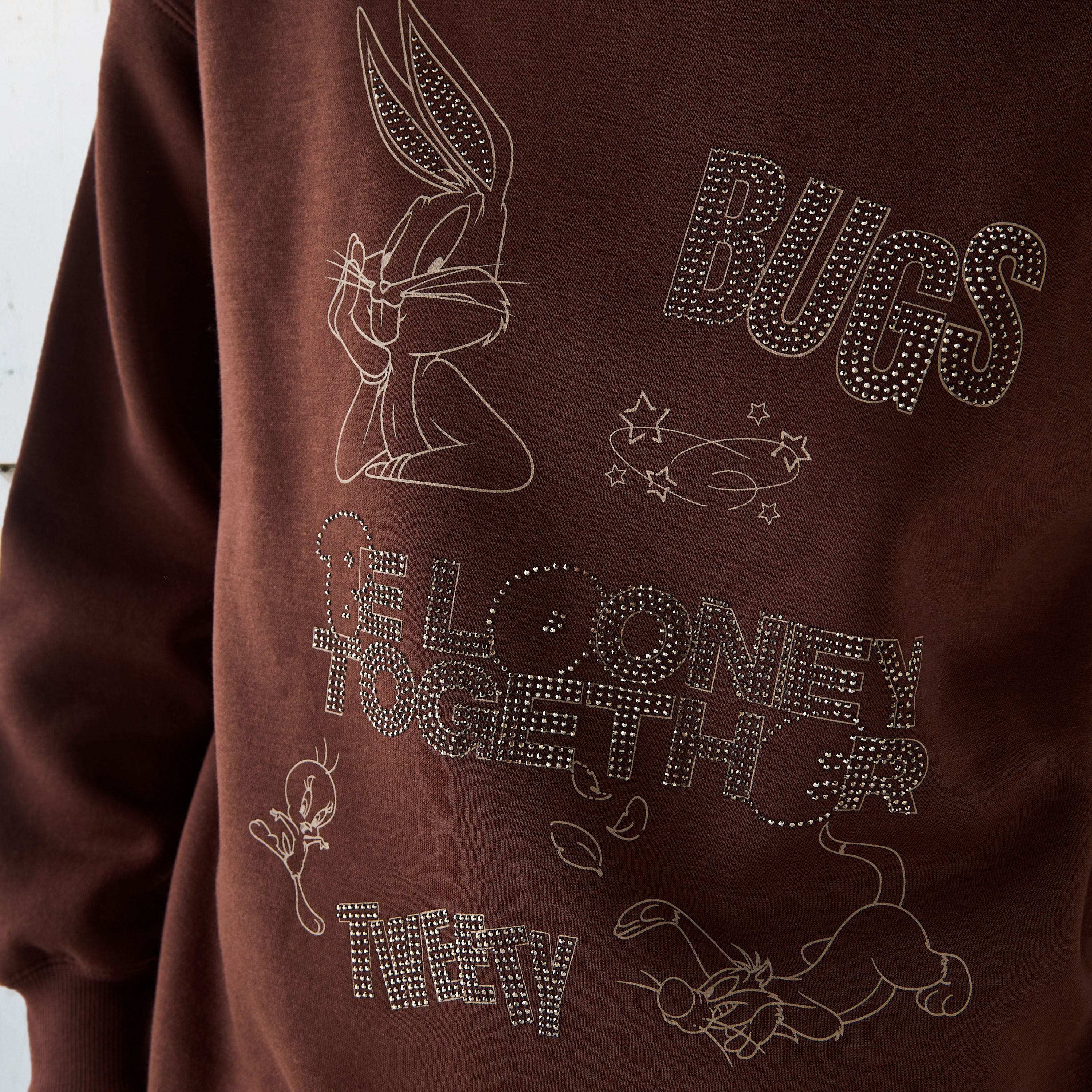 Bugs Bunny Embellished Sweatshirt-women-winterwear-hoodiesandsweatshirts-sweatshirts-image-4