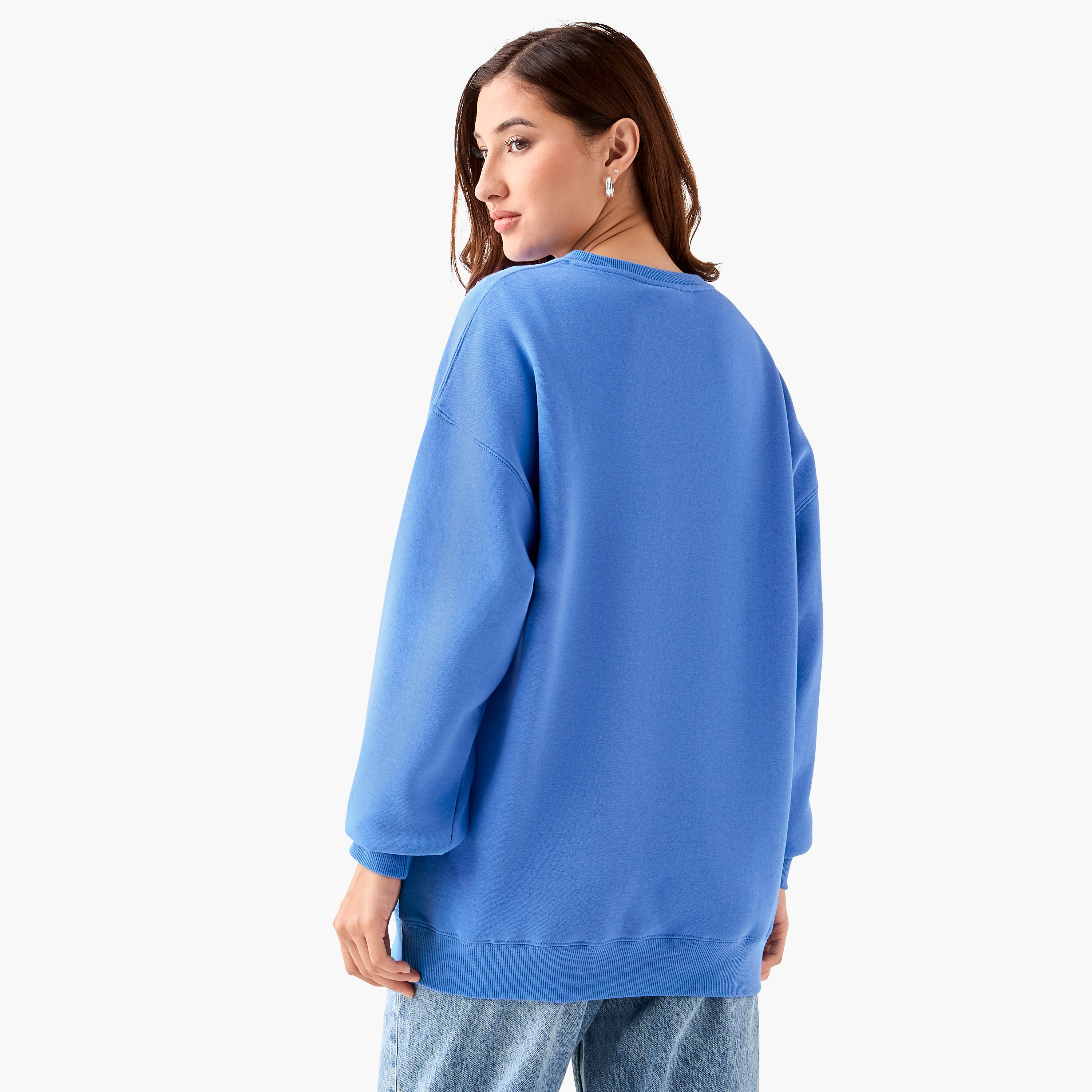 سويت شيرت سنوبي بكتف ساقط-women-clothing-hoodiesandsweatshirts-sweatshirts-image-4