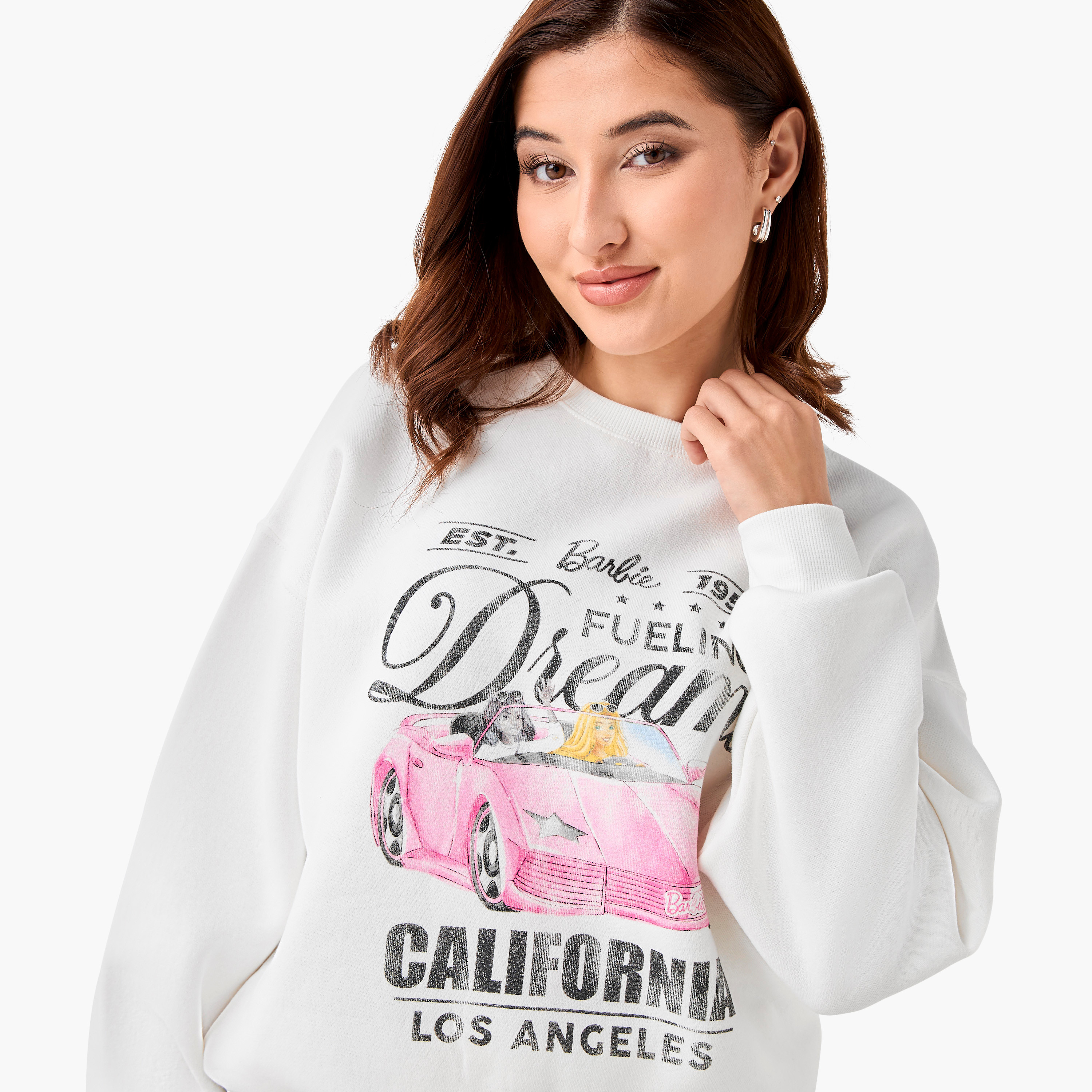 Barbie Oversized Sweatshirt-women-winterwear-hoodiesandsweatshirts-sweatshirts-image-5