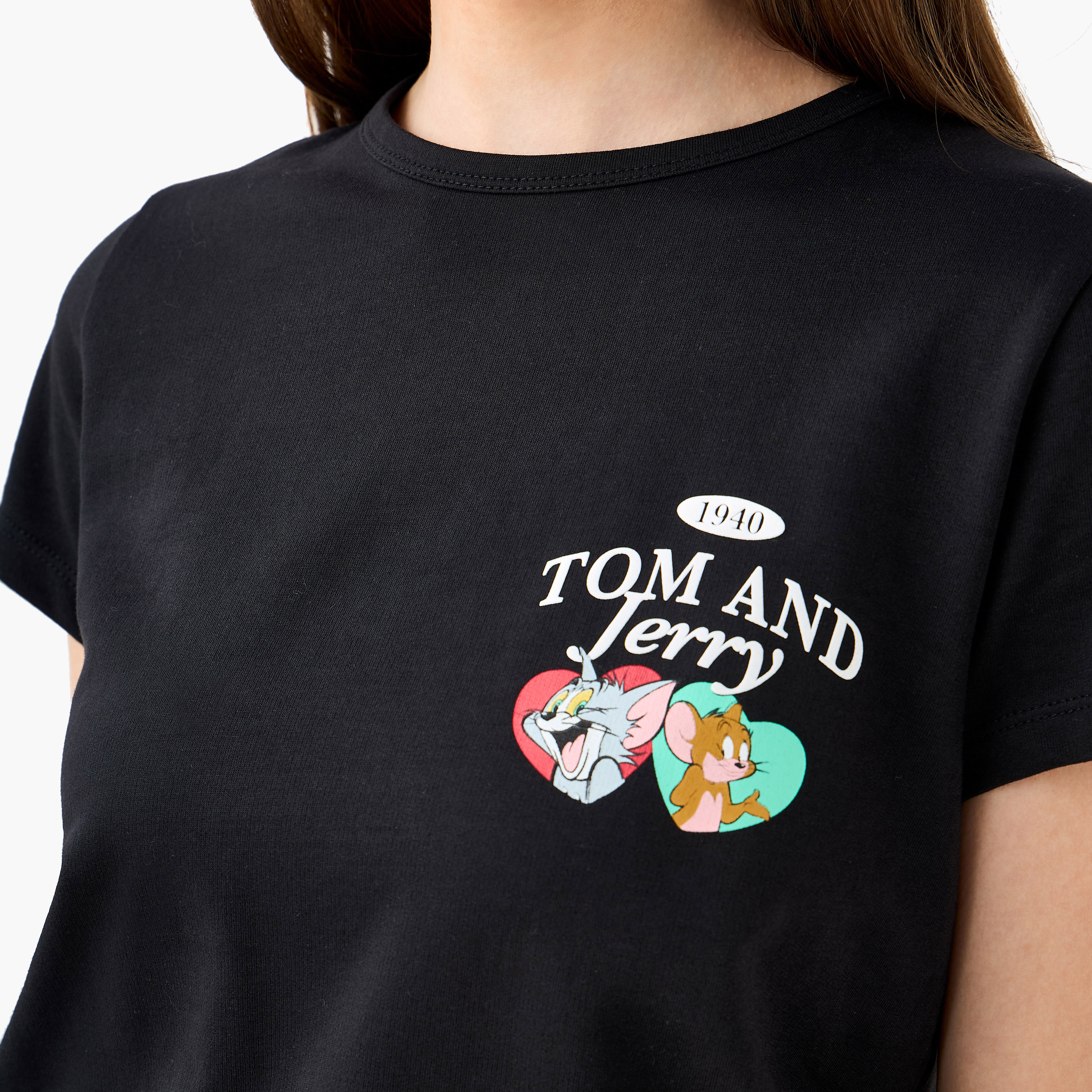 Tom and Jerry Cotton T-shirt-women-clothing-tshirts-image-5