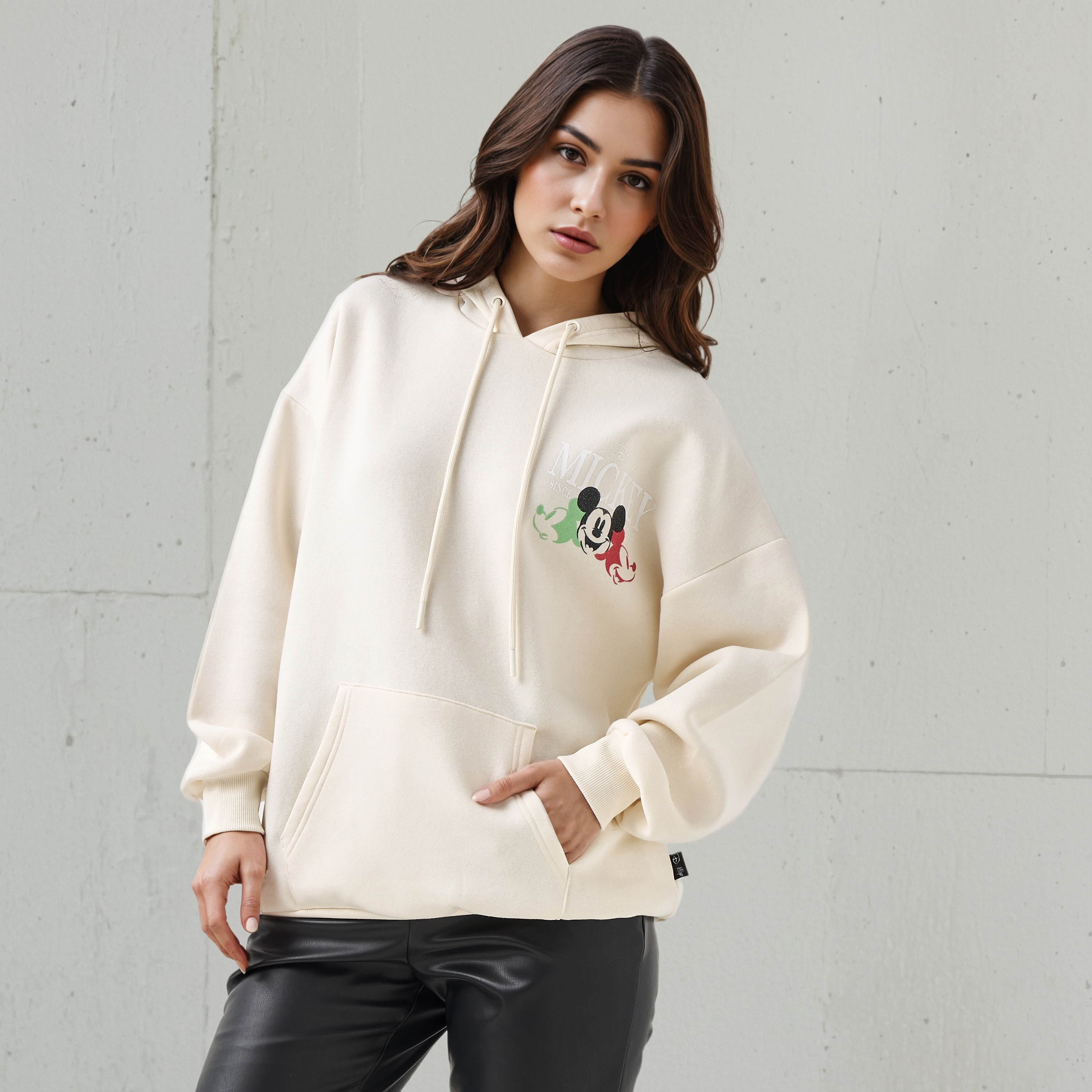 Mickey Mouse Oversized Hoodie with UAE National Day Print-women-clothing-hoodiesandsweatshirts-hoodies-image-3