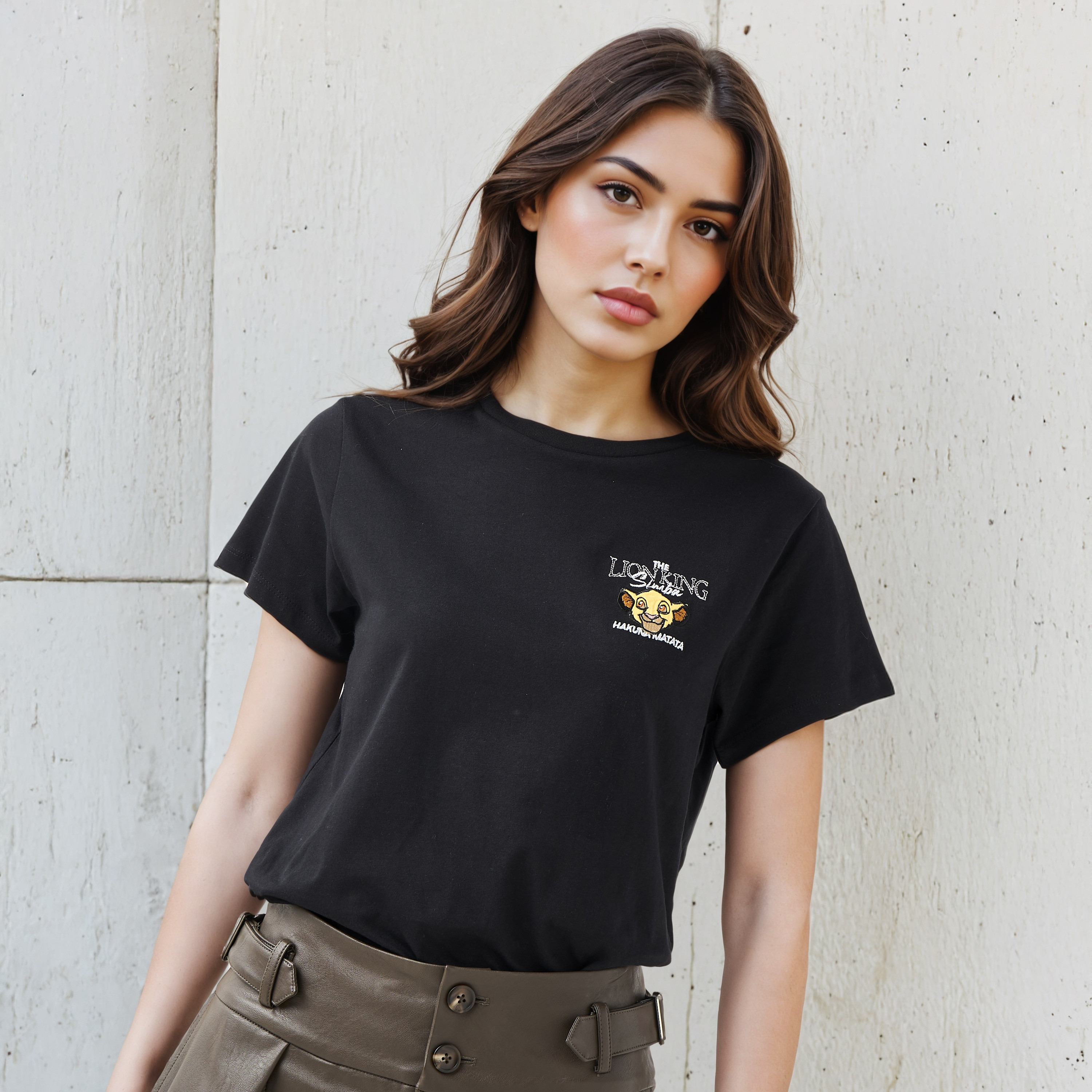 The Lion King Simba Cotton T-shirt-women-clothing-tshirts-image-1