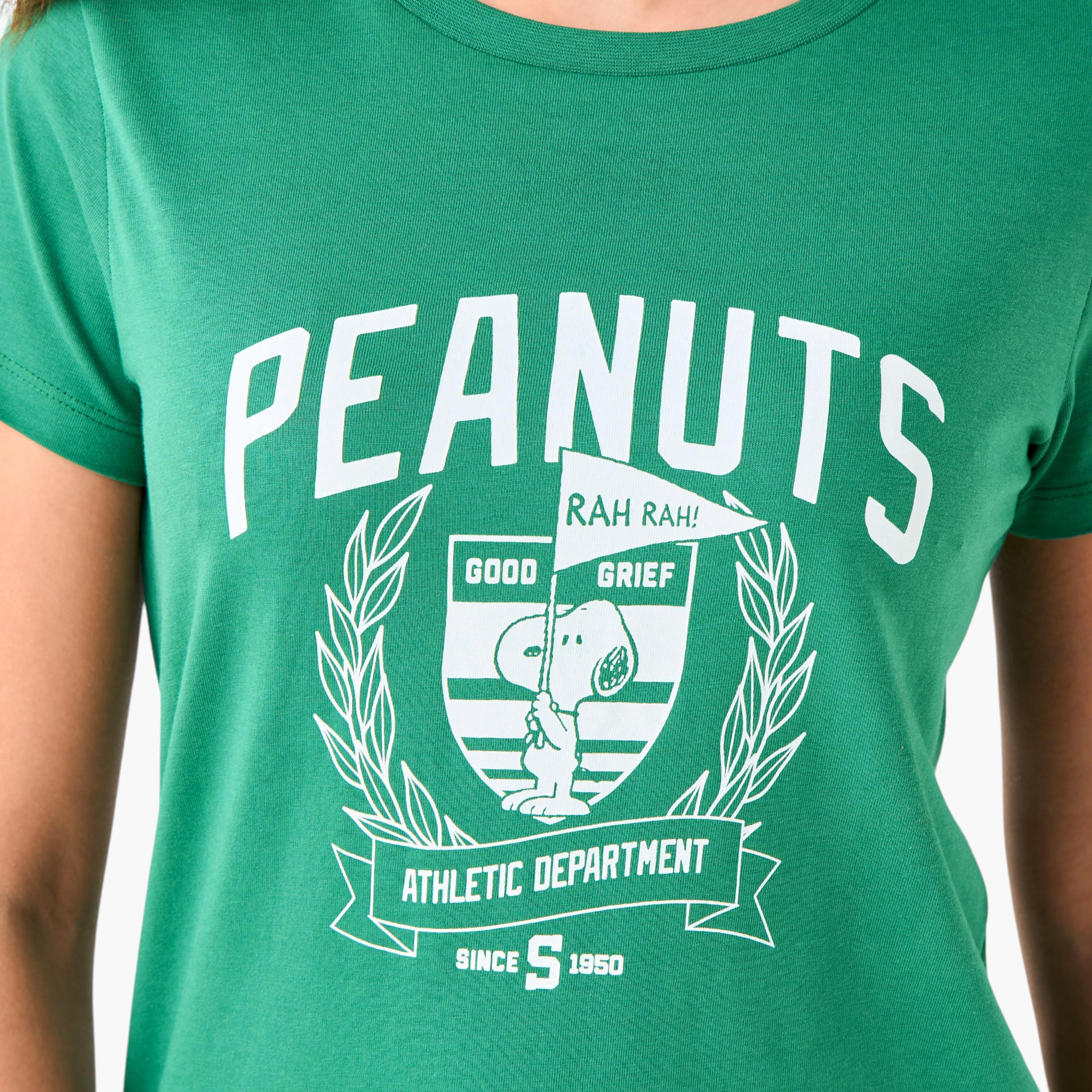 Snoopy Cotton T-shirt-women-clothing-tshirts-image-3