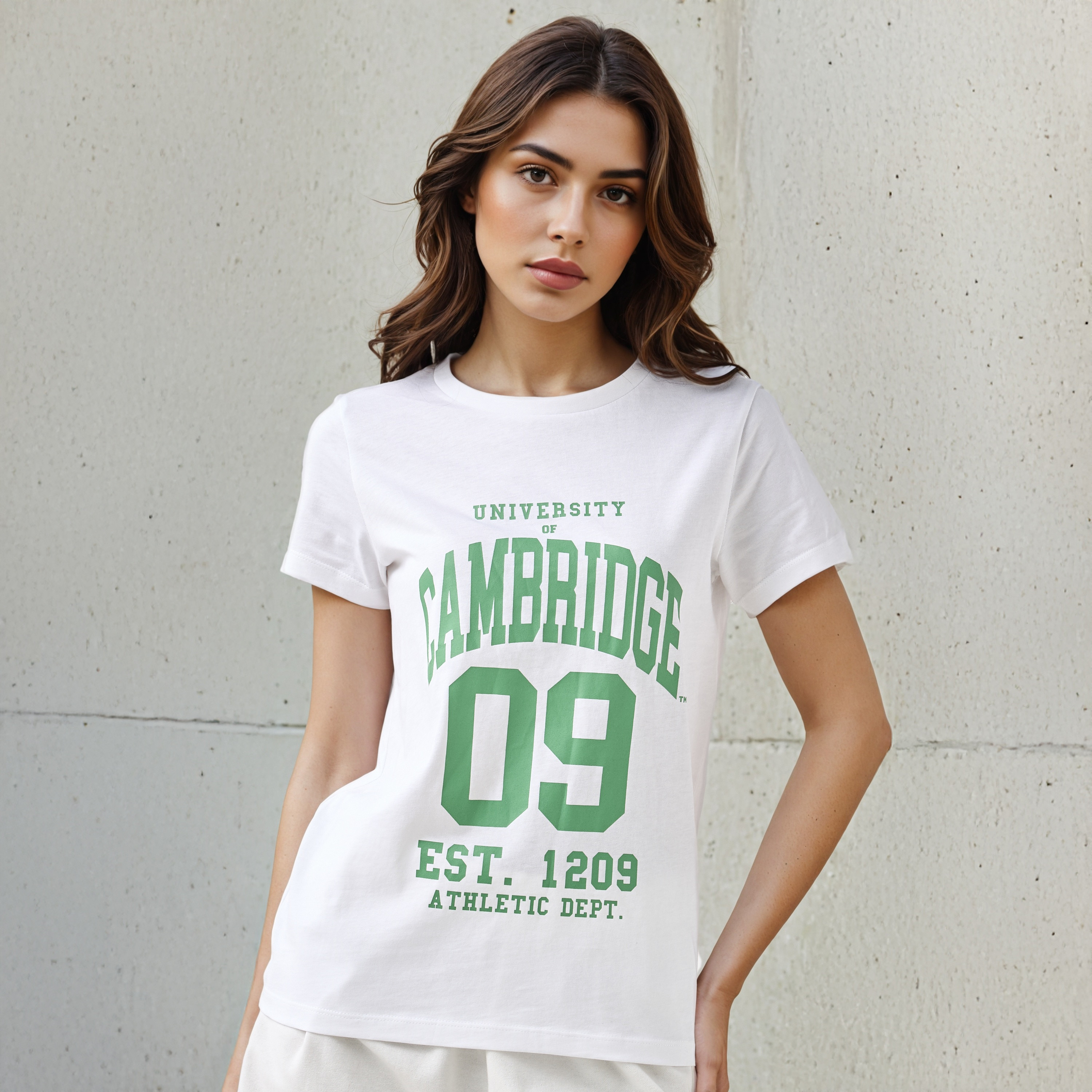 Cambridge University Cotton T-shirt -women-clothing-tshirts-image-1