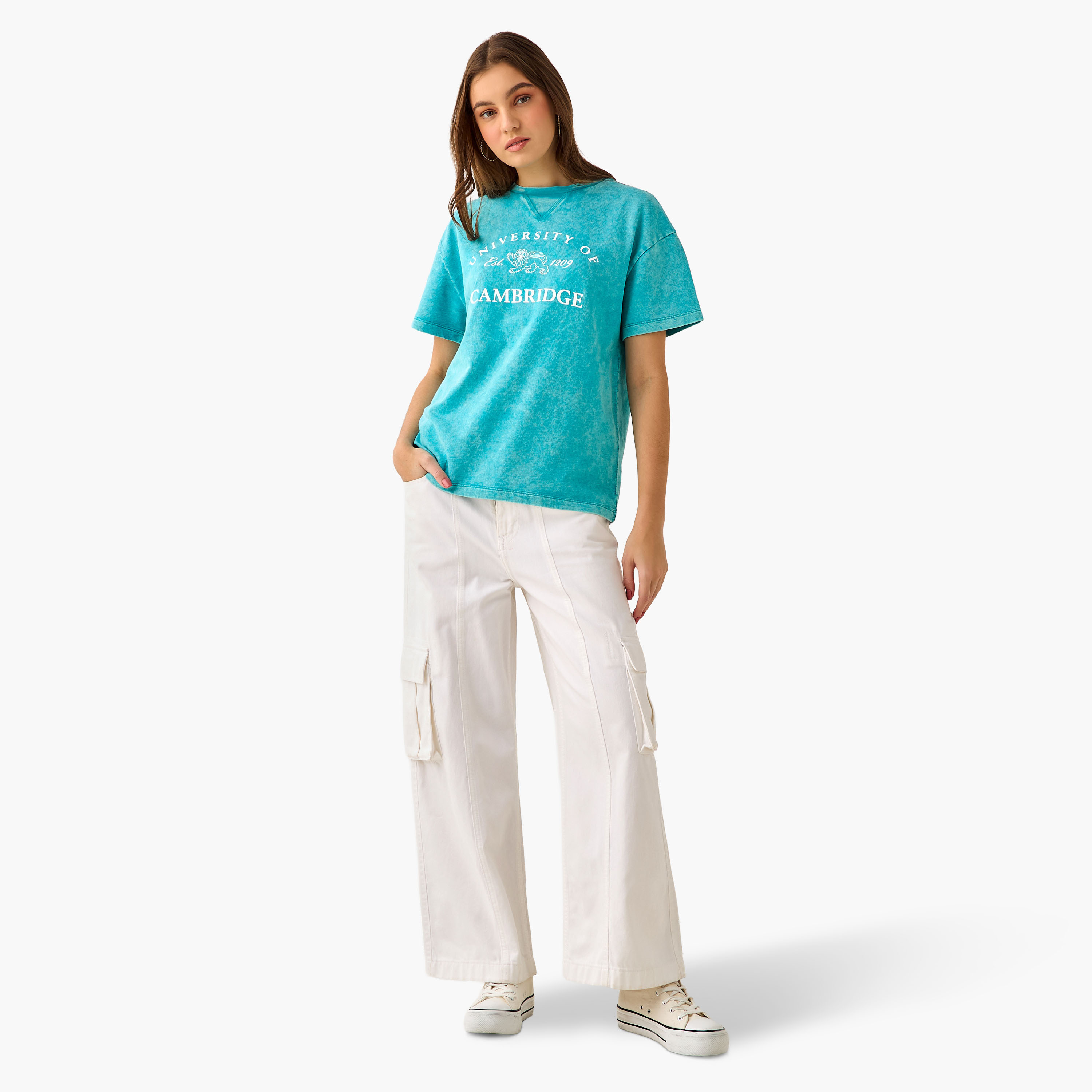 Cambridge University Oversized Cotton Washed T-shirt-women-clothing-tshirts-image-3