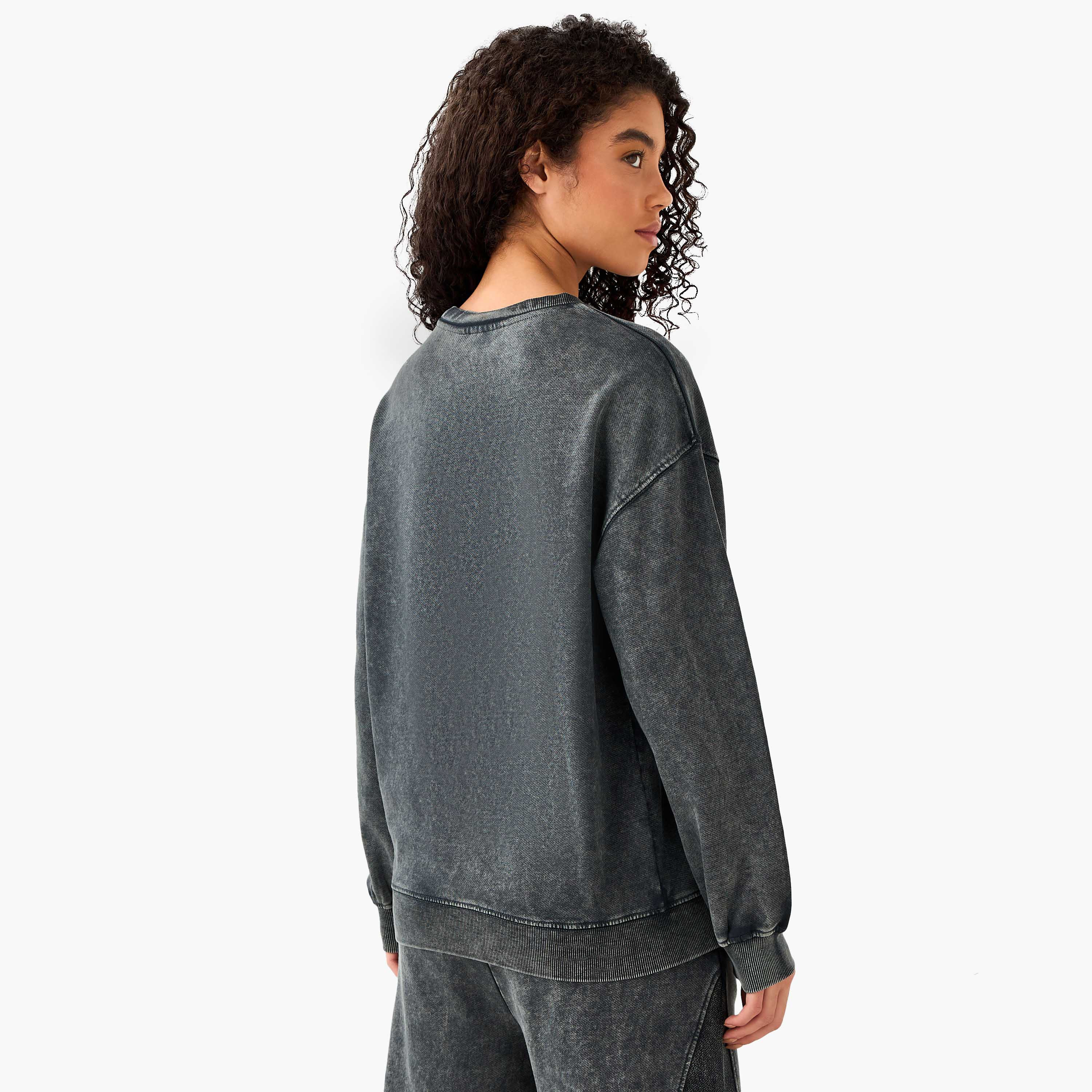 Sweatshirt with Stitch Print Cotton-women-clothing-coordsets-image-4