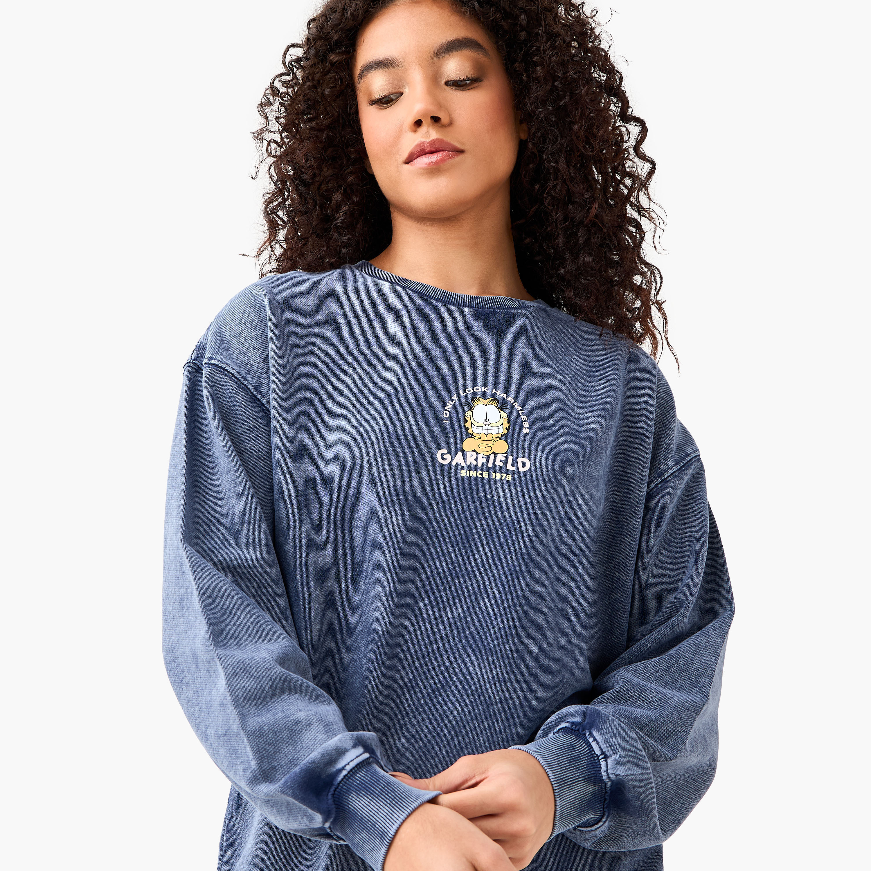 سويت شيرت غارفيلد أوفر سايز-women-clothing-coordsets-image-6