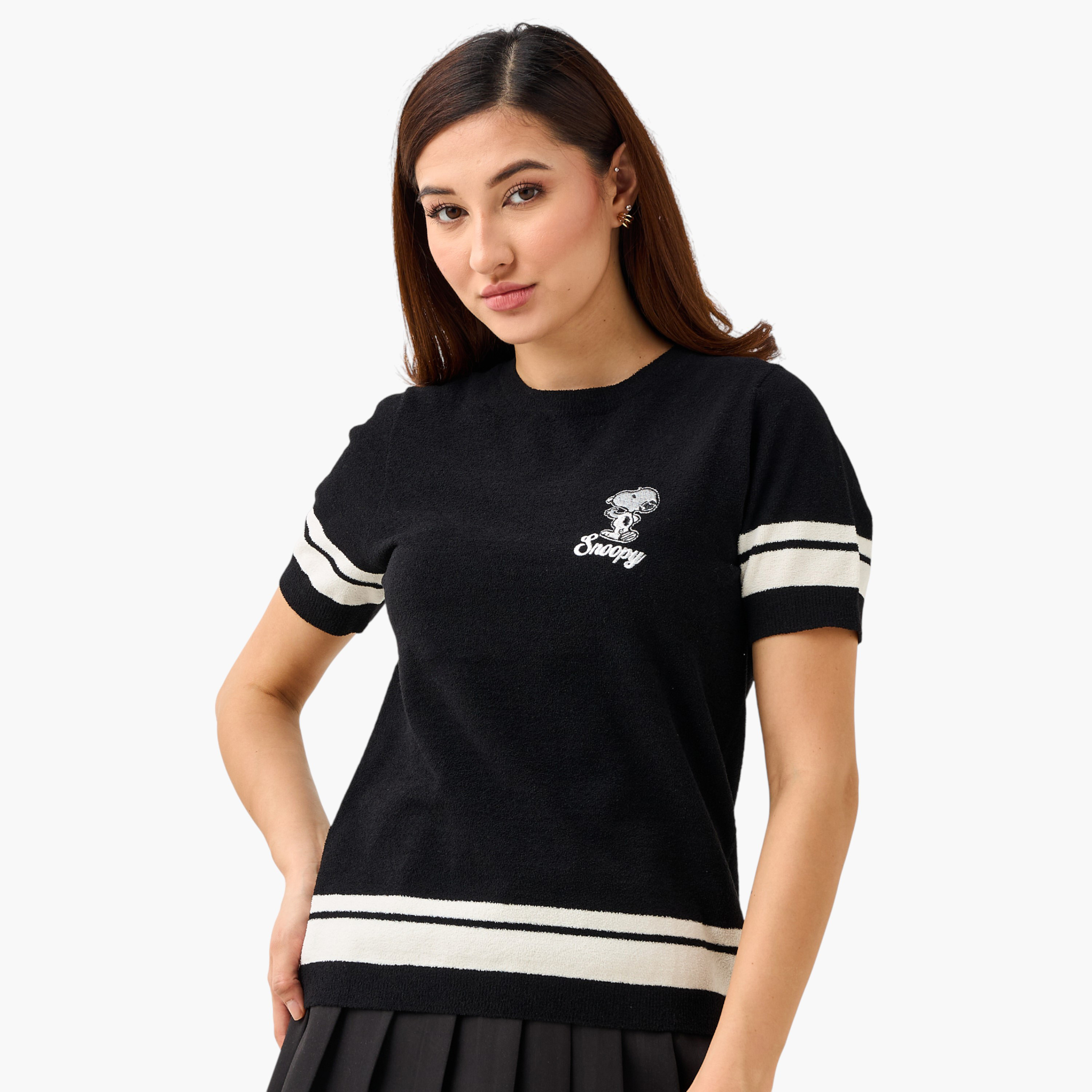 Snoopy T-shirt-women-clothing-tshirts-image-4