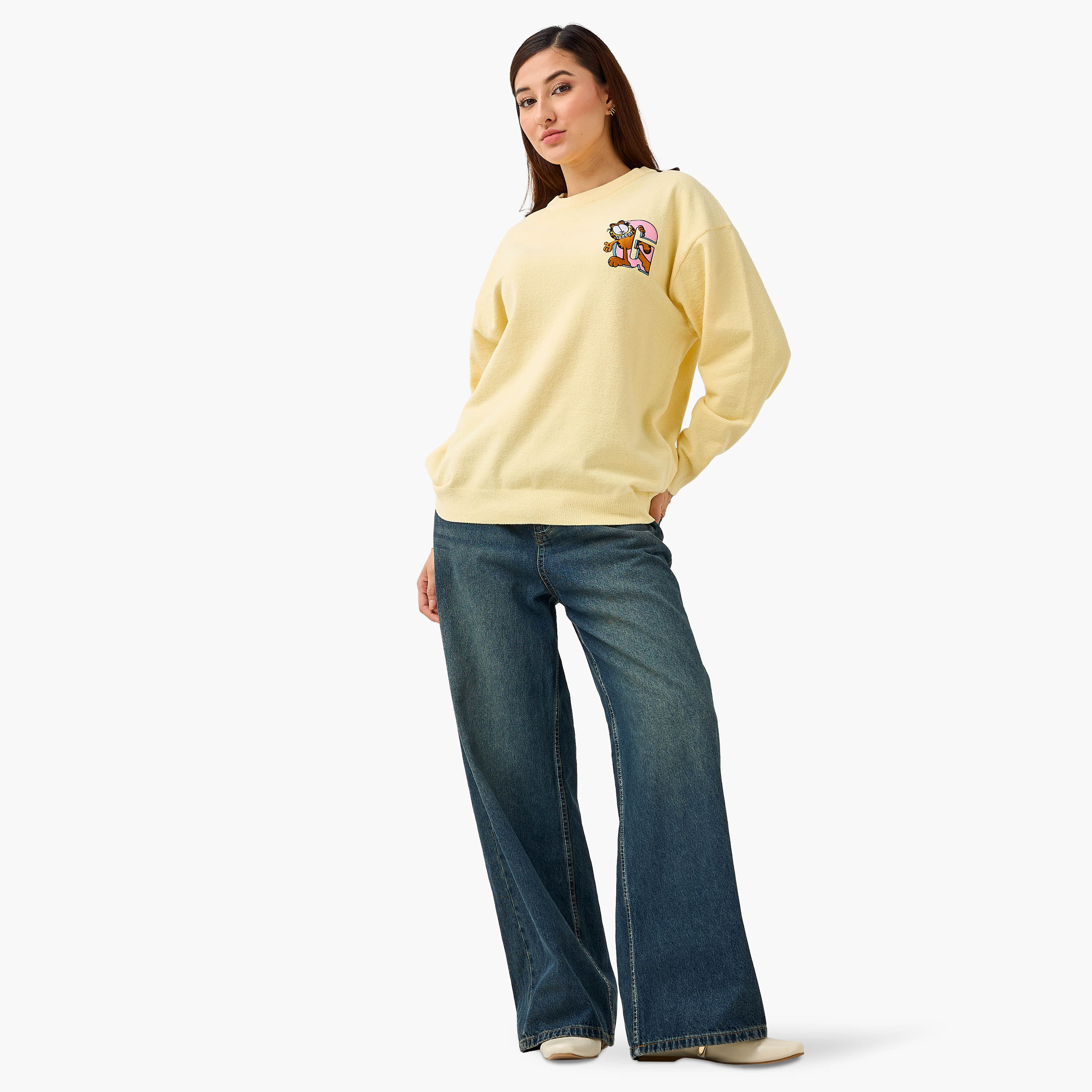 سويتر غارفيلد برقبة دائرية-women-clothing-coordsets-image-4