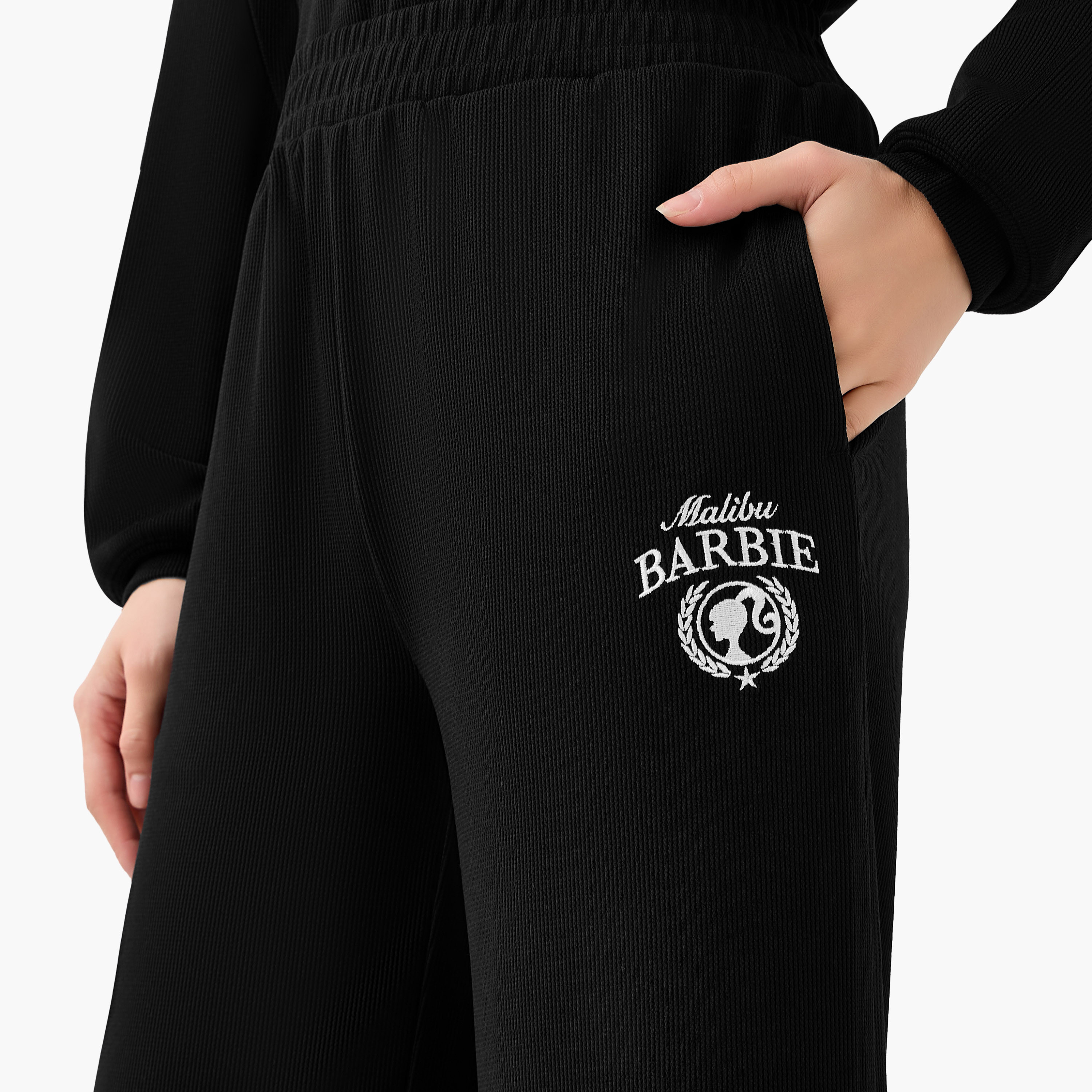 Barbie Comfort Waist Track Pants-women-clothing-bottoms-joggers-image-5