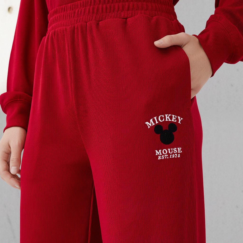 بنطلون رياضي بخصر مريح وجيوب-women-clothing-bottoms-joggers-image-4