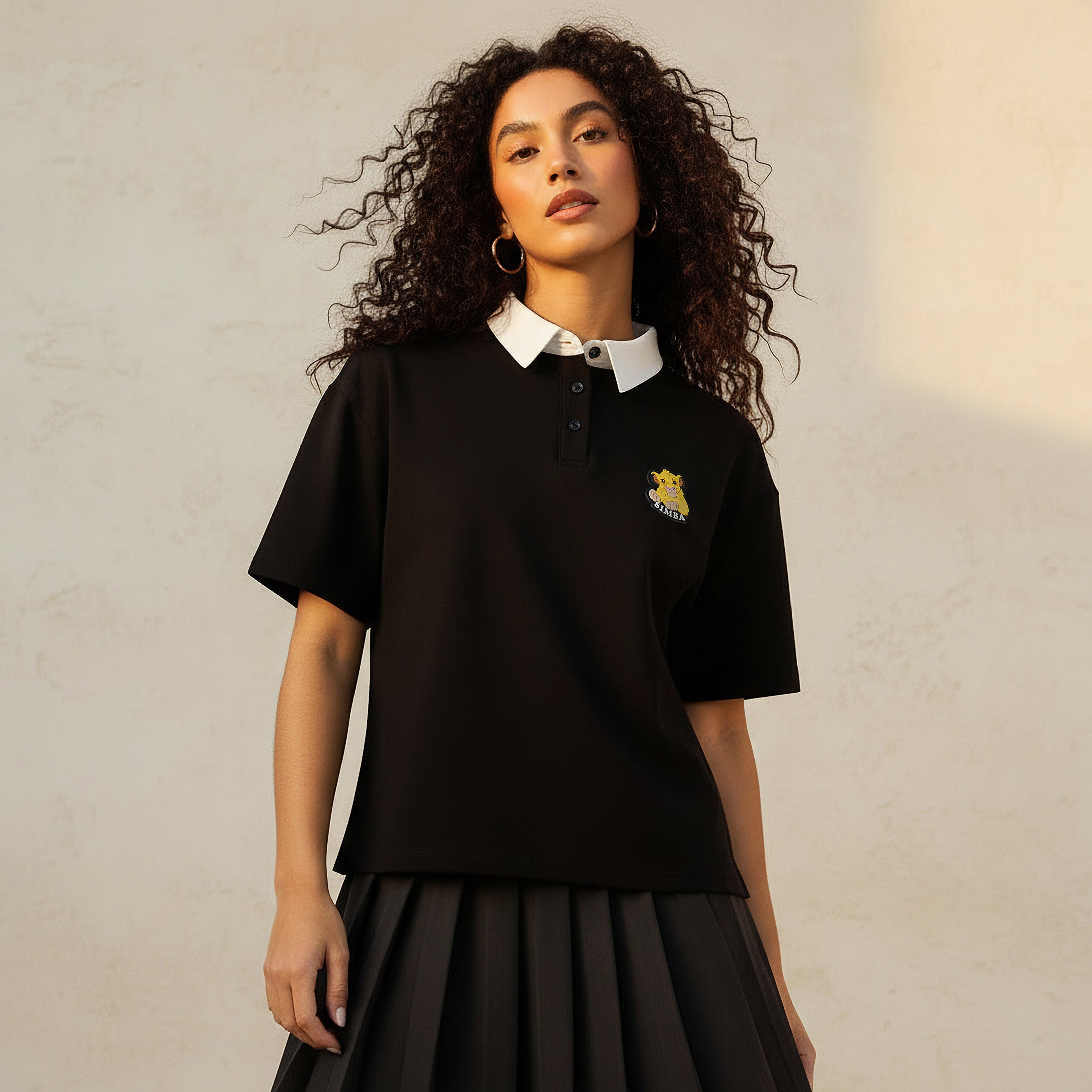تيشيرت بولو الأسد الملك سيمبا-women-clothing-tshirts-image-1