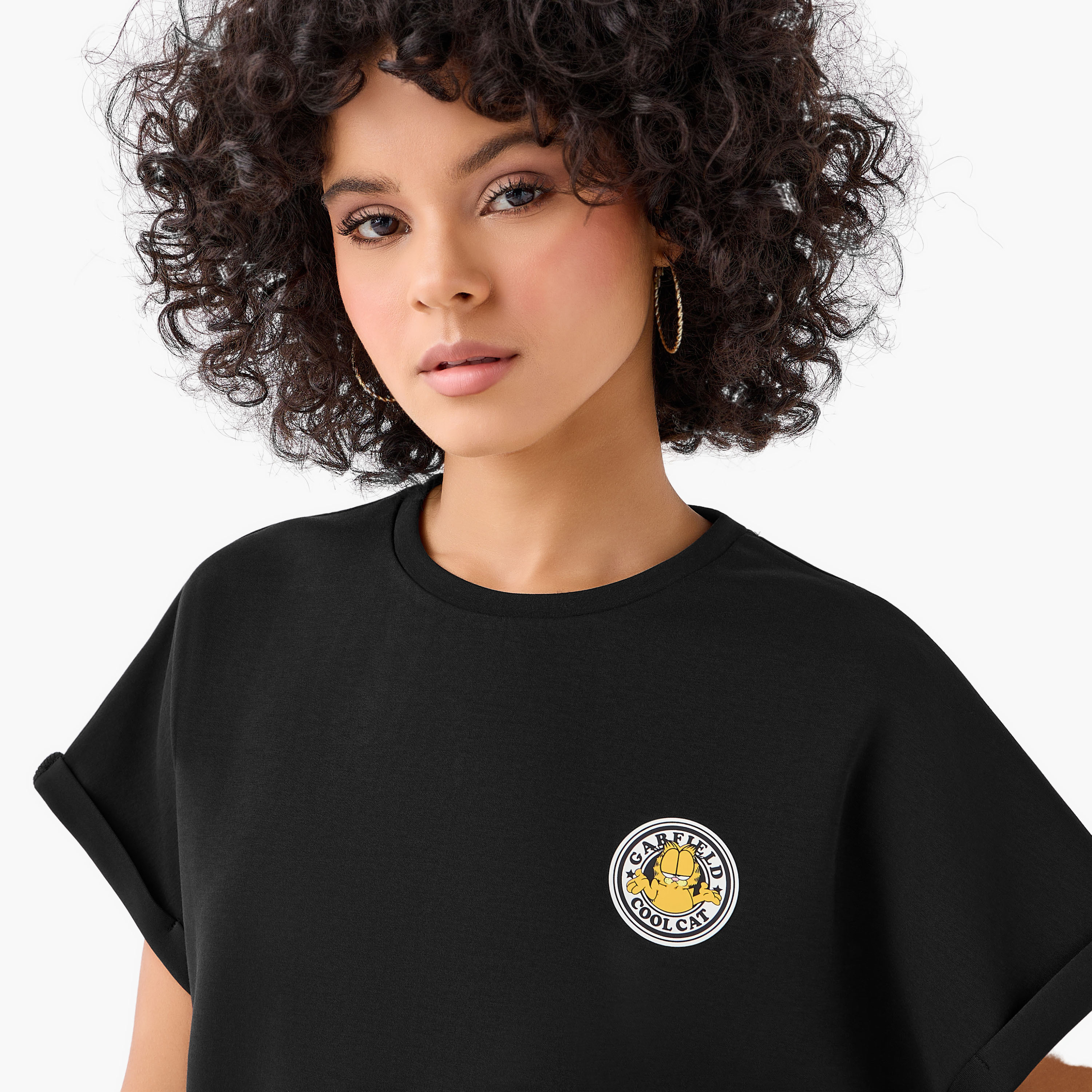 Garfield T-shirt -women-clothing-tshirts-image-4