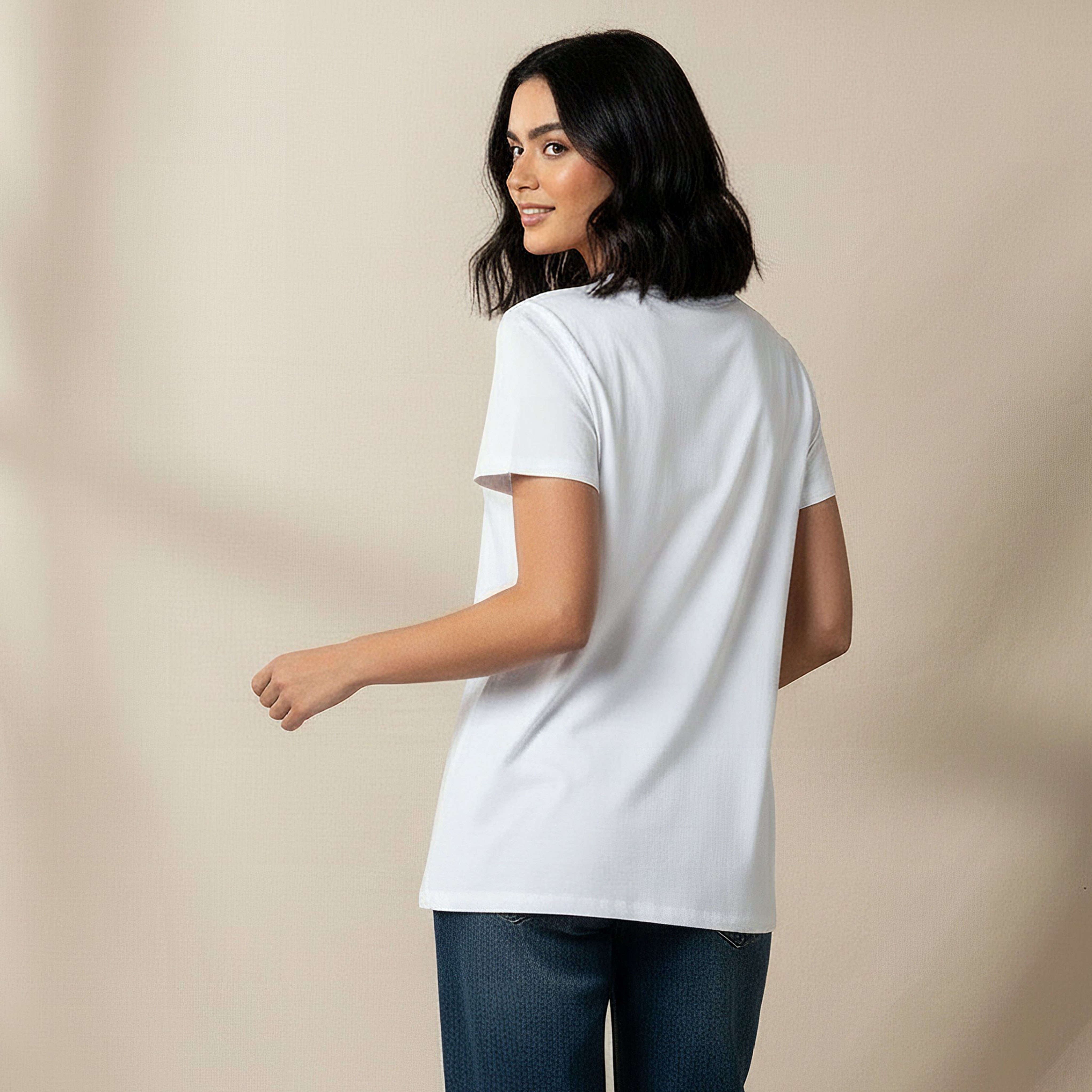 Mickey Mouse Cotton T-shirt-women-clothing-tshirts-image-4