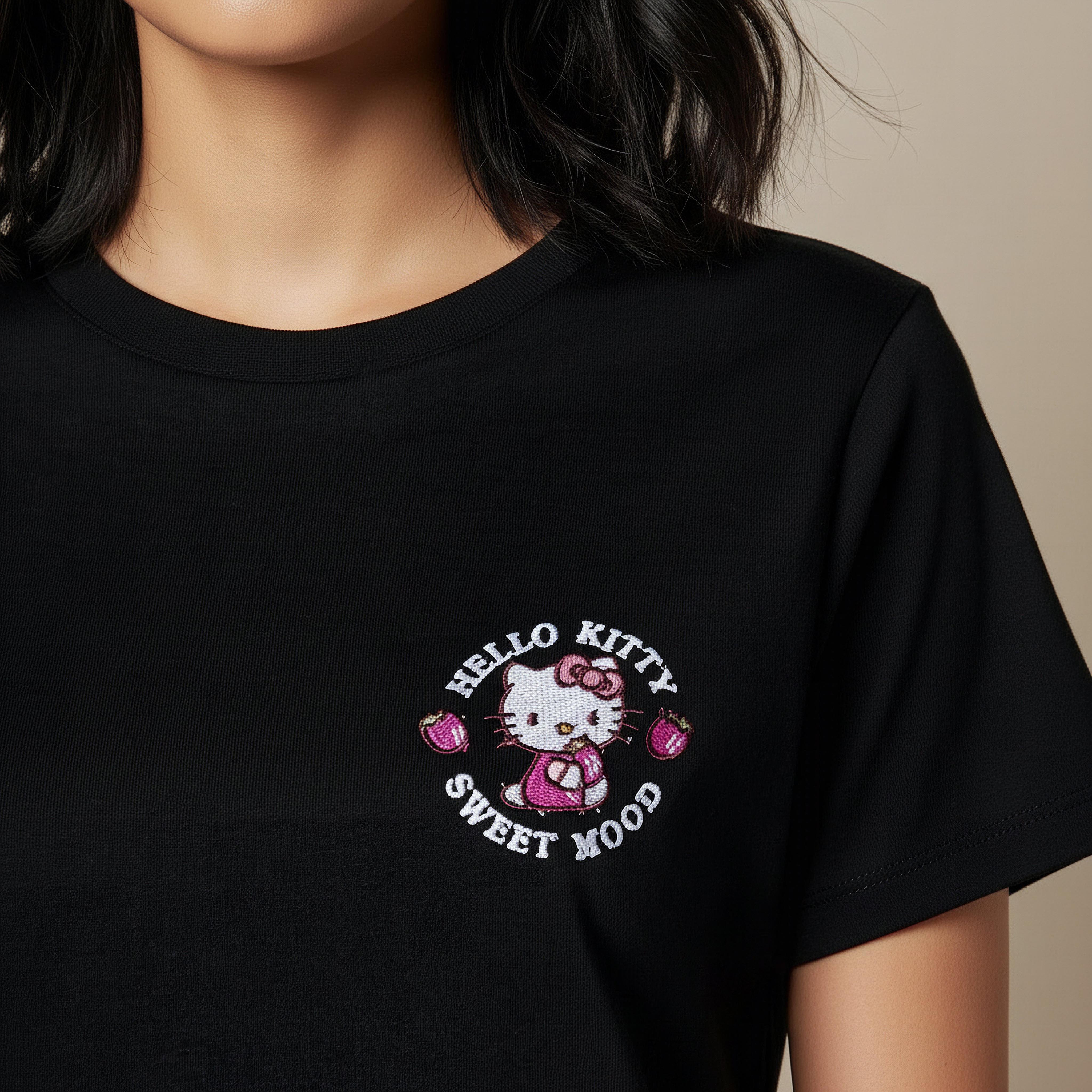 Hello Kitty Cotton T-shirt-women-clothing-tshirts-image-3
