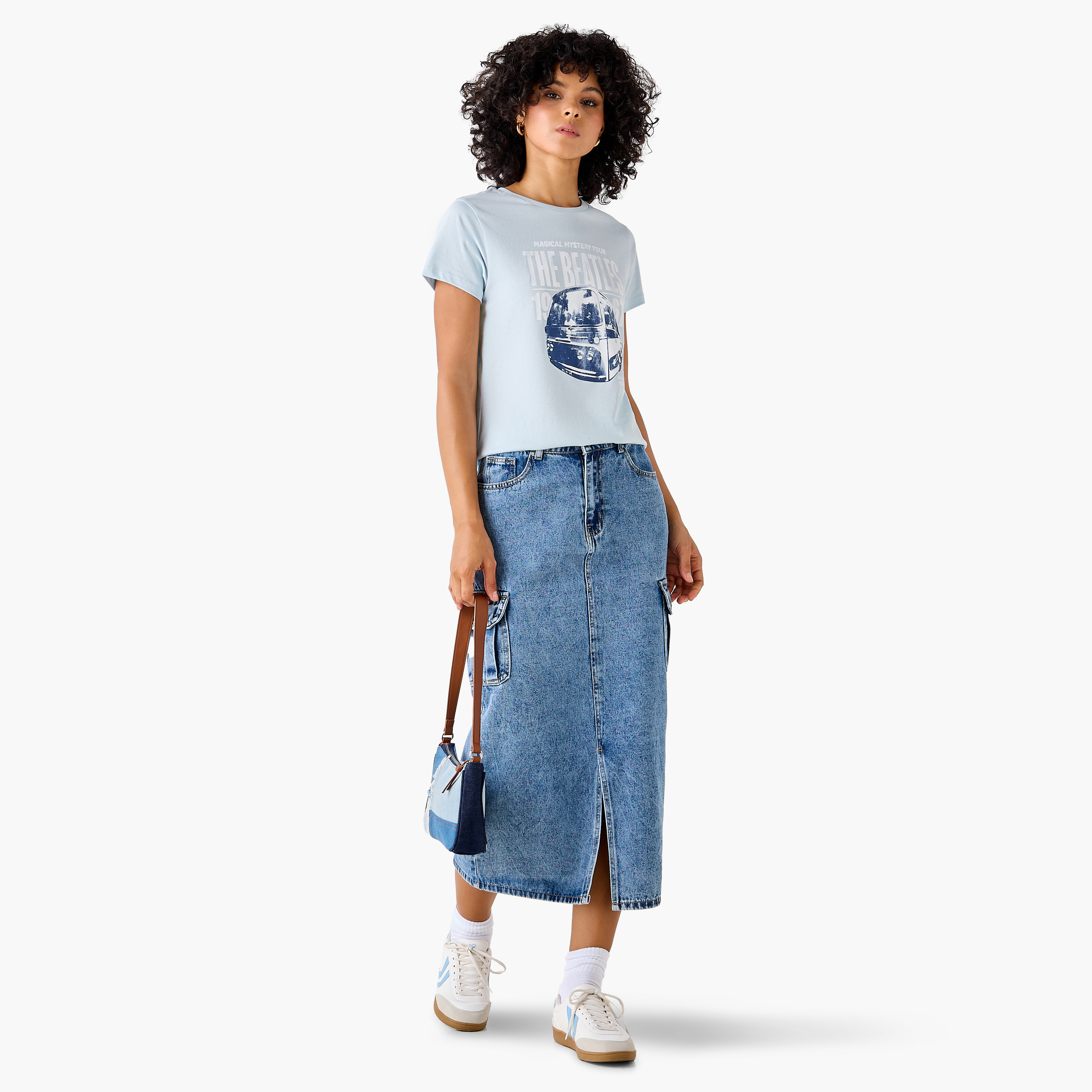The Beatles Cotton T-shirt-women-clothing-tshirts-image-2