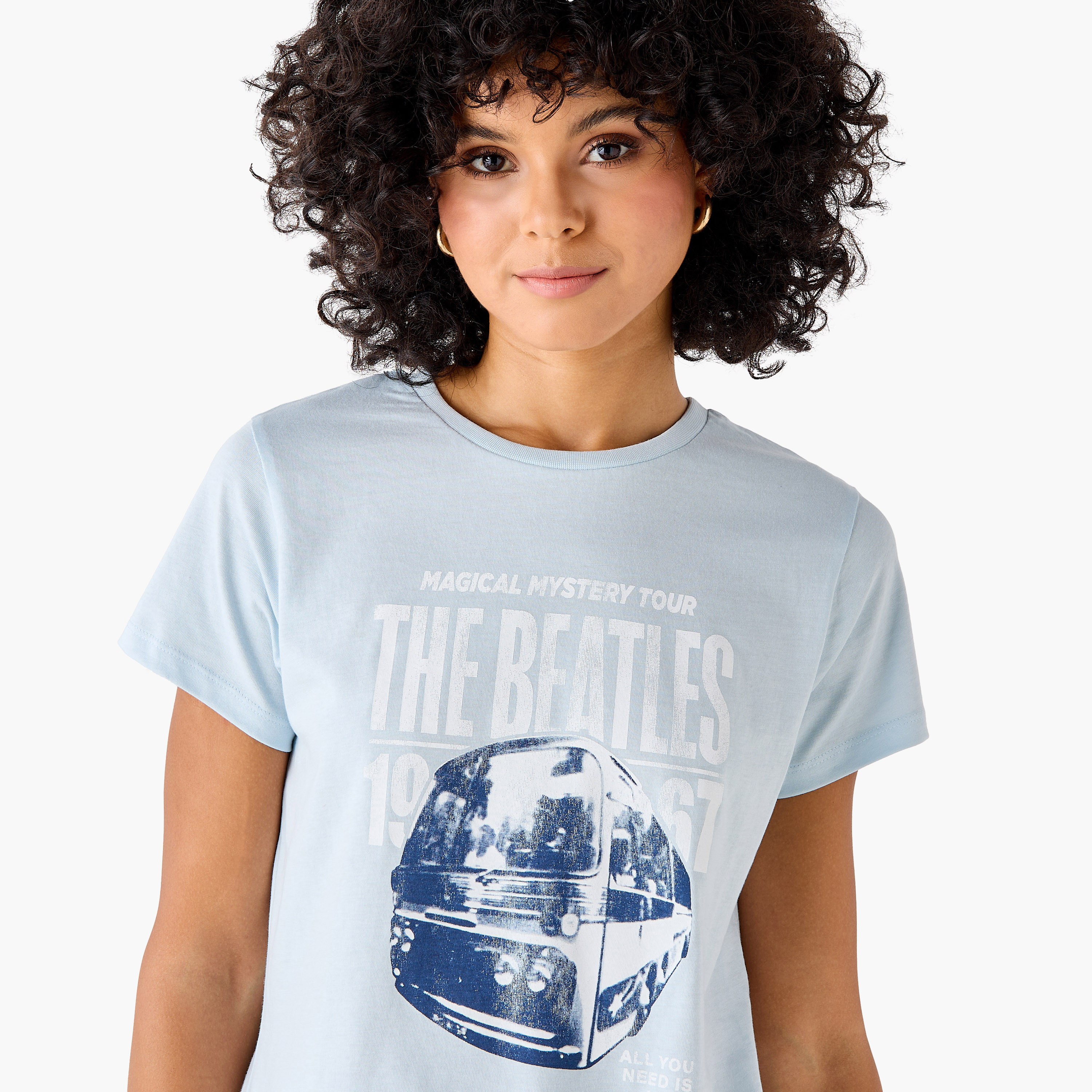 The Beatles Cotton T-shirt-women-clothing-tshirts-image-4