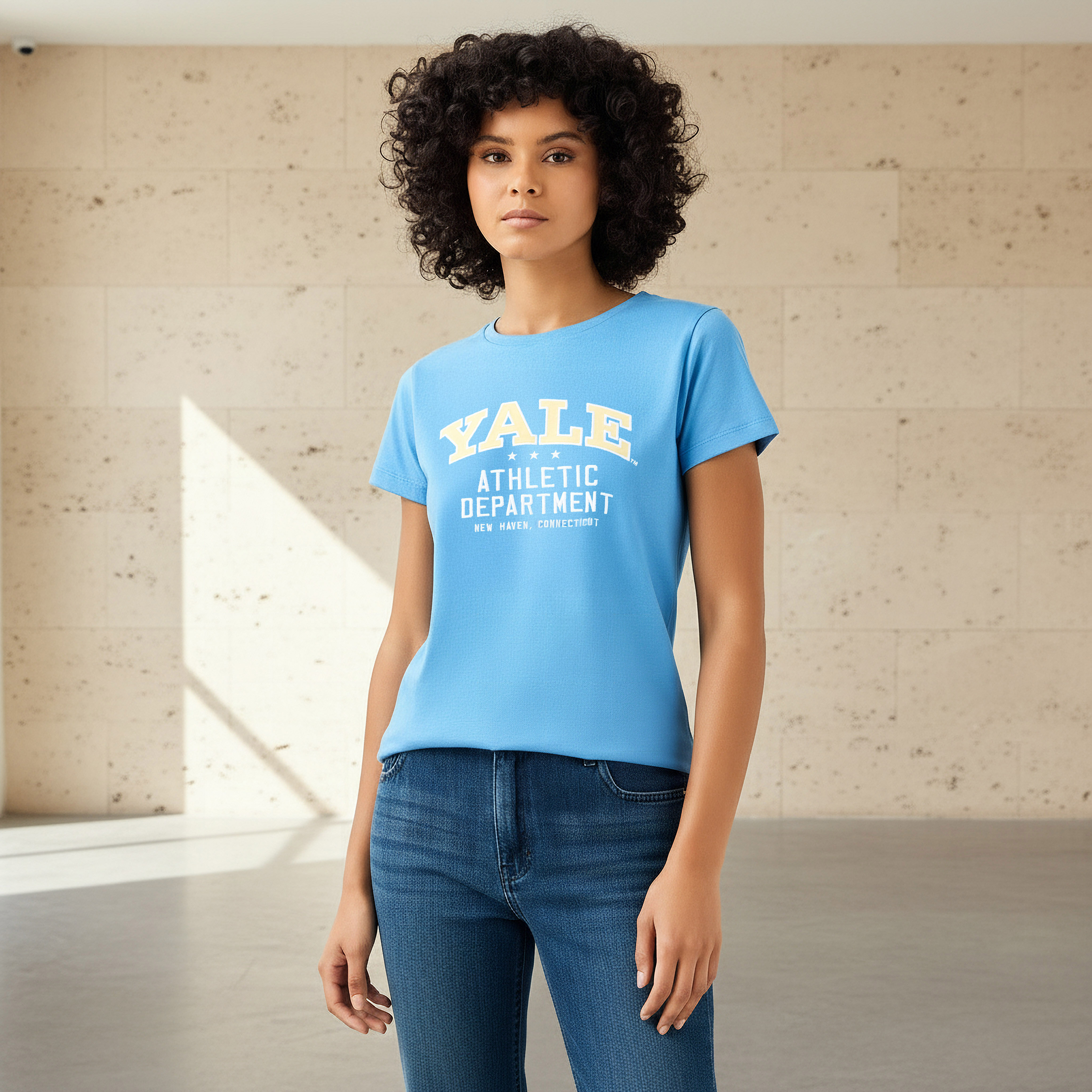 Yale University Cotton T-shirt-women-clothing-tshirts-image-1