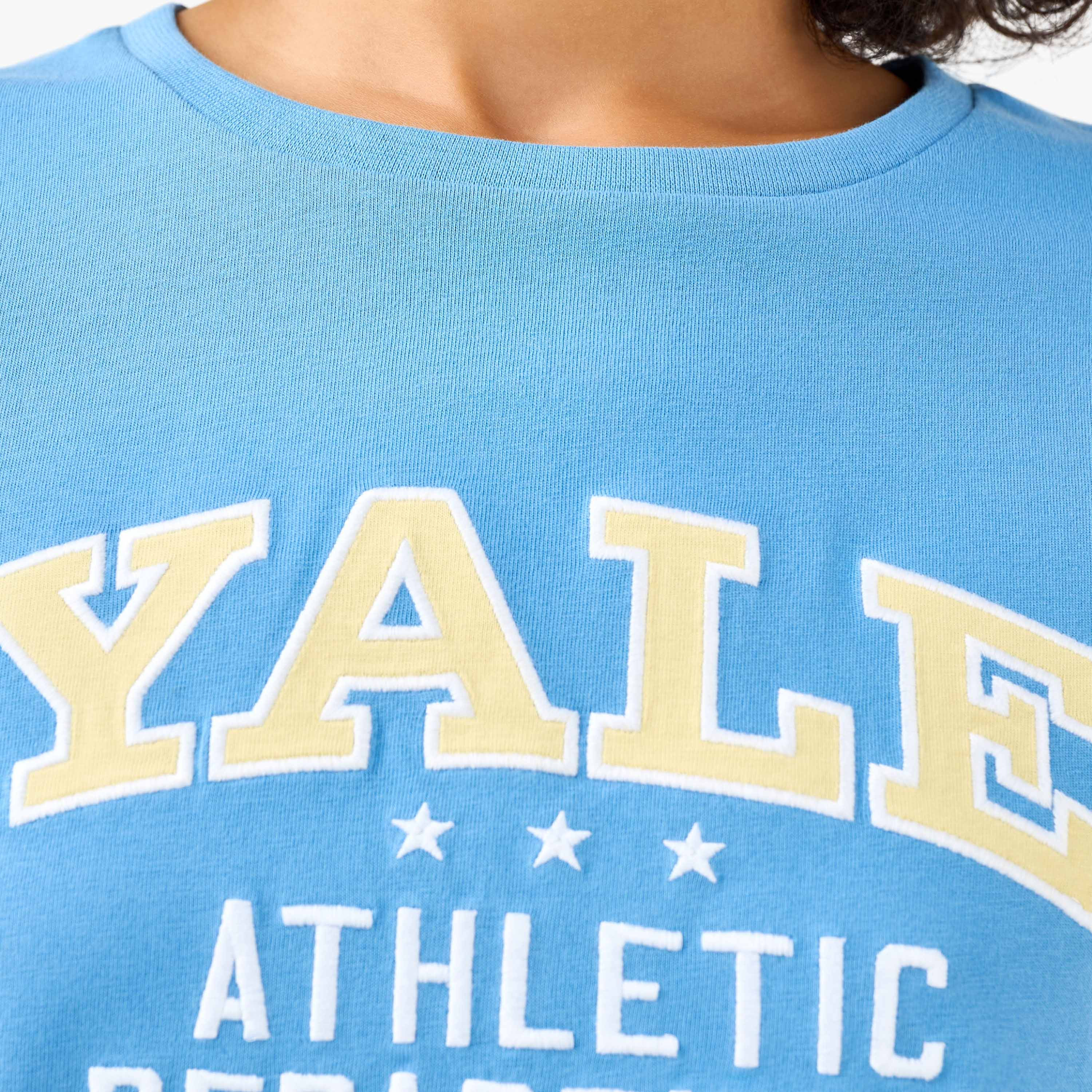 Yale University Cotton T-shirt-women-clothing-tshirts-image-4