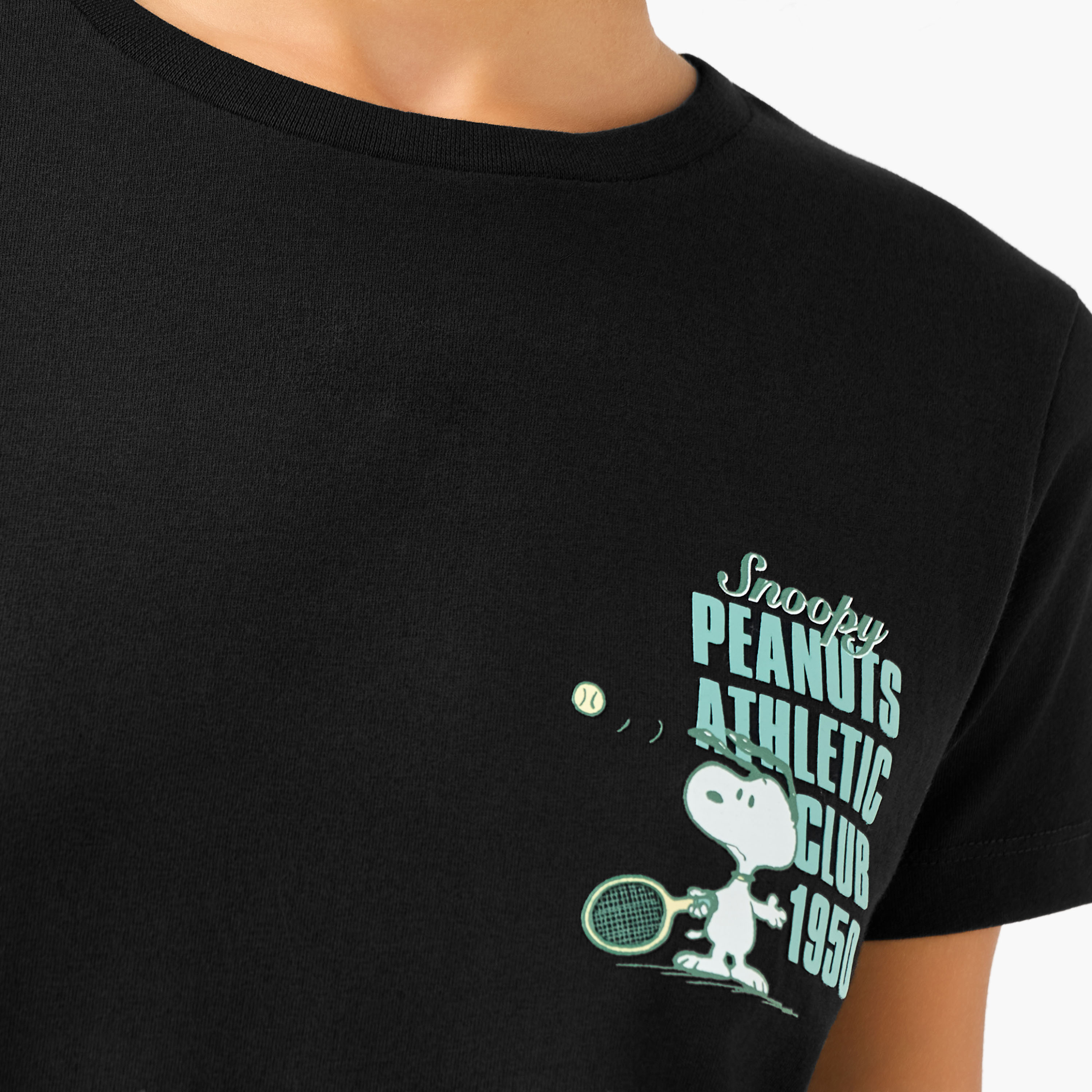Snoopy Cotton T-shirt-women-clothing-tshirts-image-4
