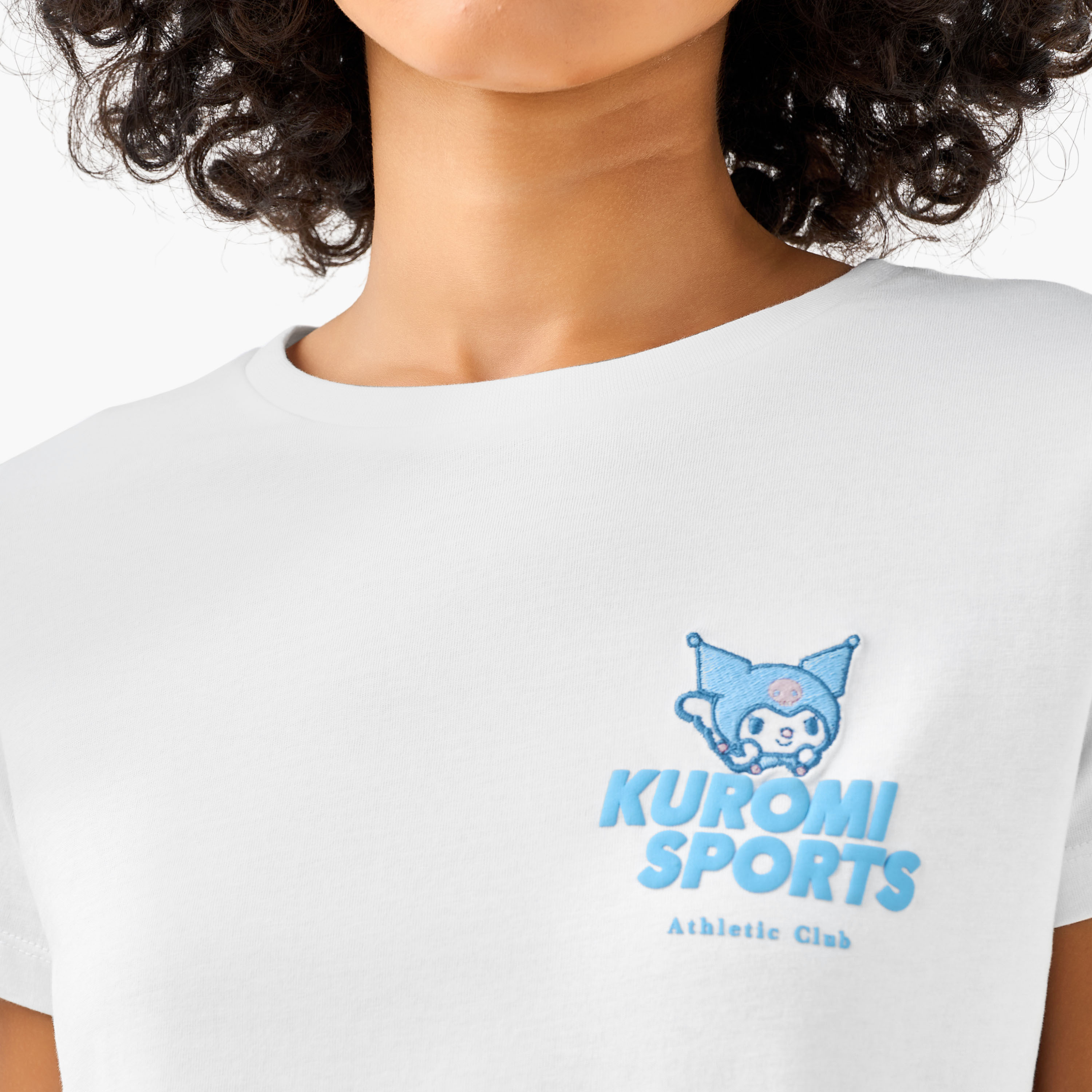 تيشيرت قطن بطبعة الأنمي كورومي-women-clothing-tshirts-image-3