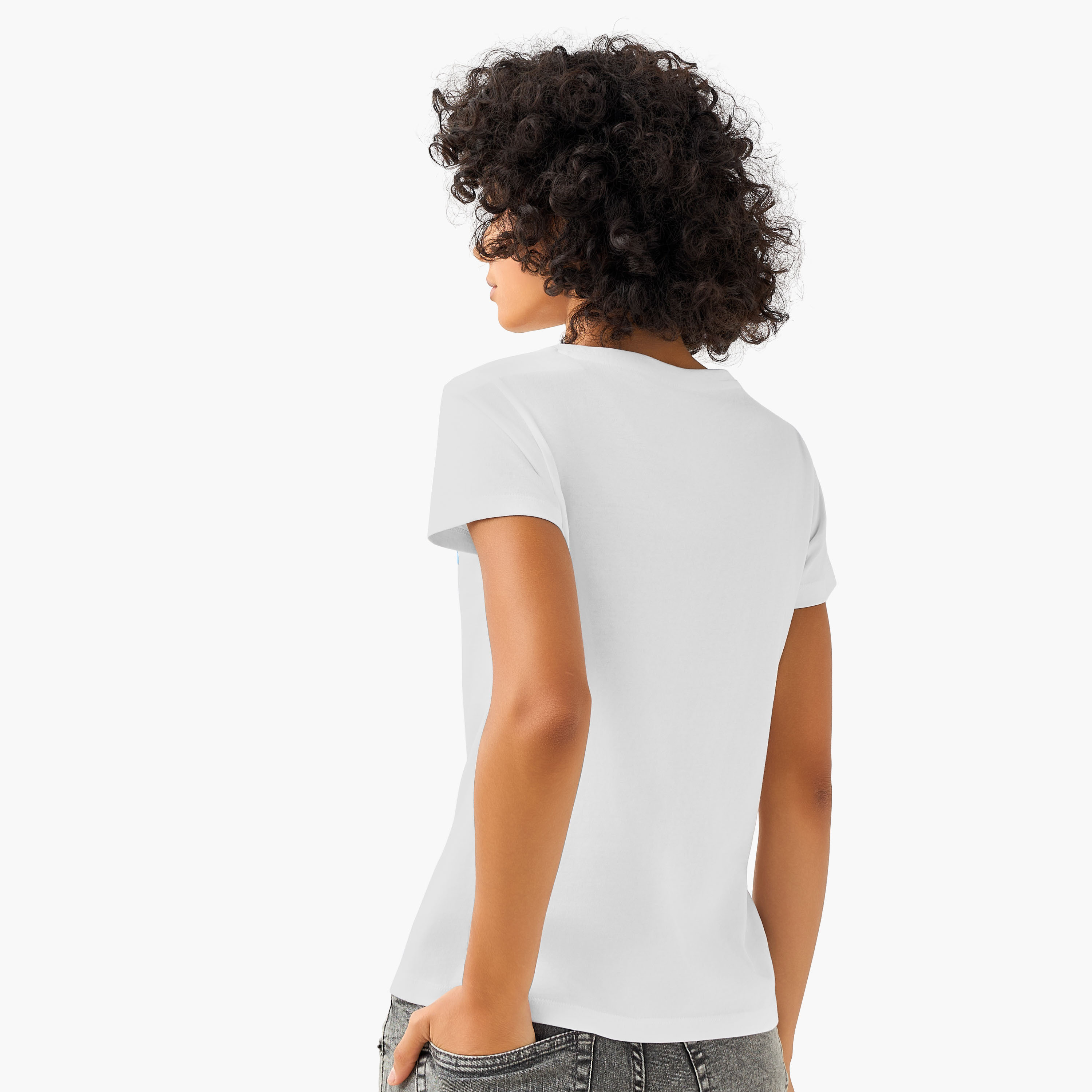 تيشيرت قطن بطبعة الأنمي كورومي-women-clothing-tshirts-image-4