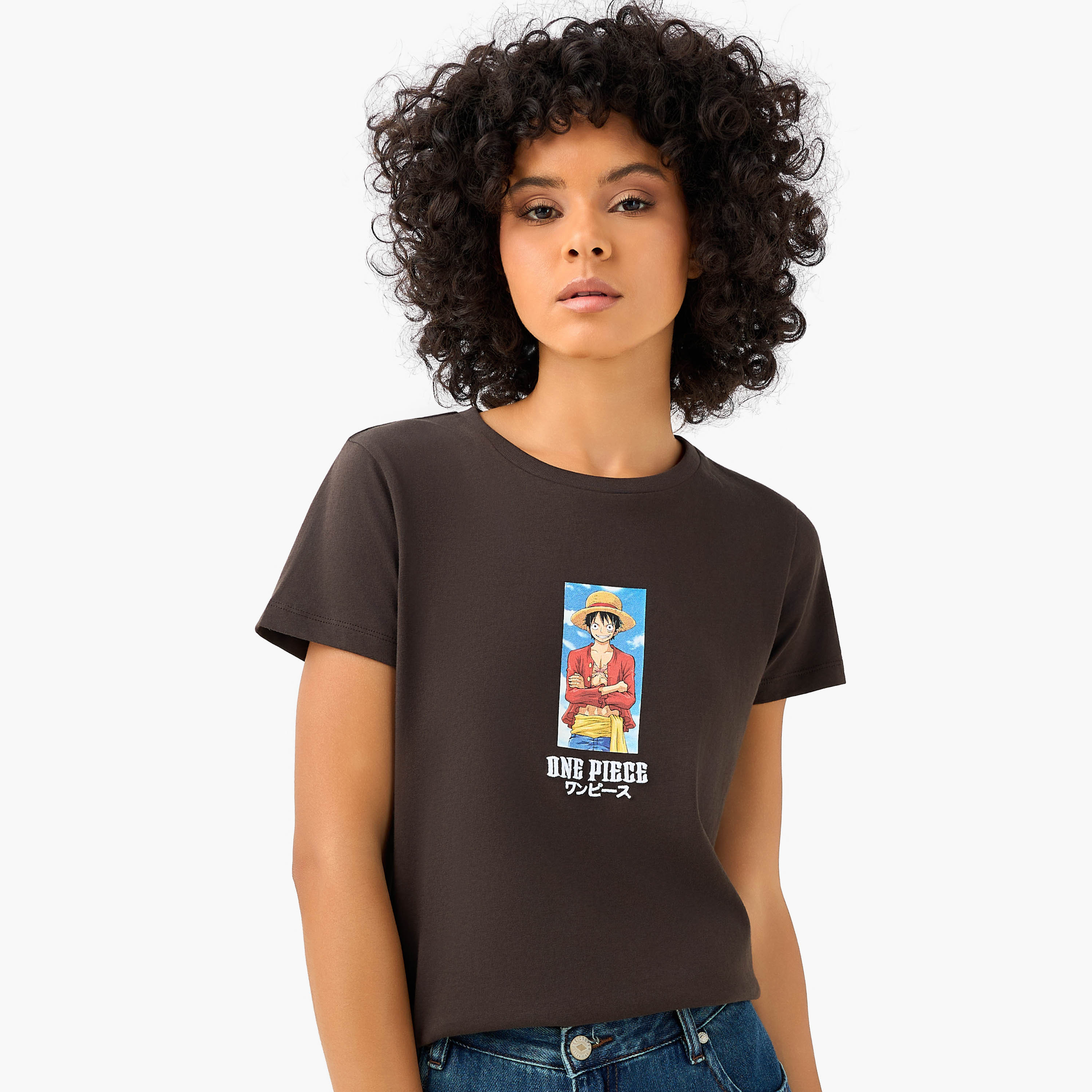 One Piece Anime Regular Fit Cotton T-shirt-women-clothing-tshirts-image-4