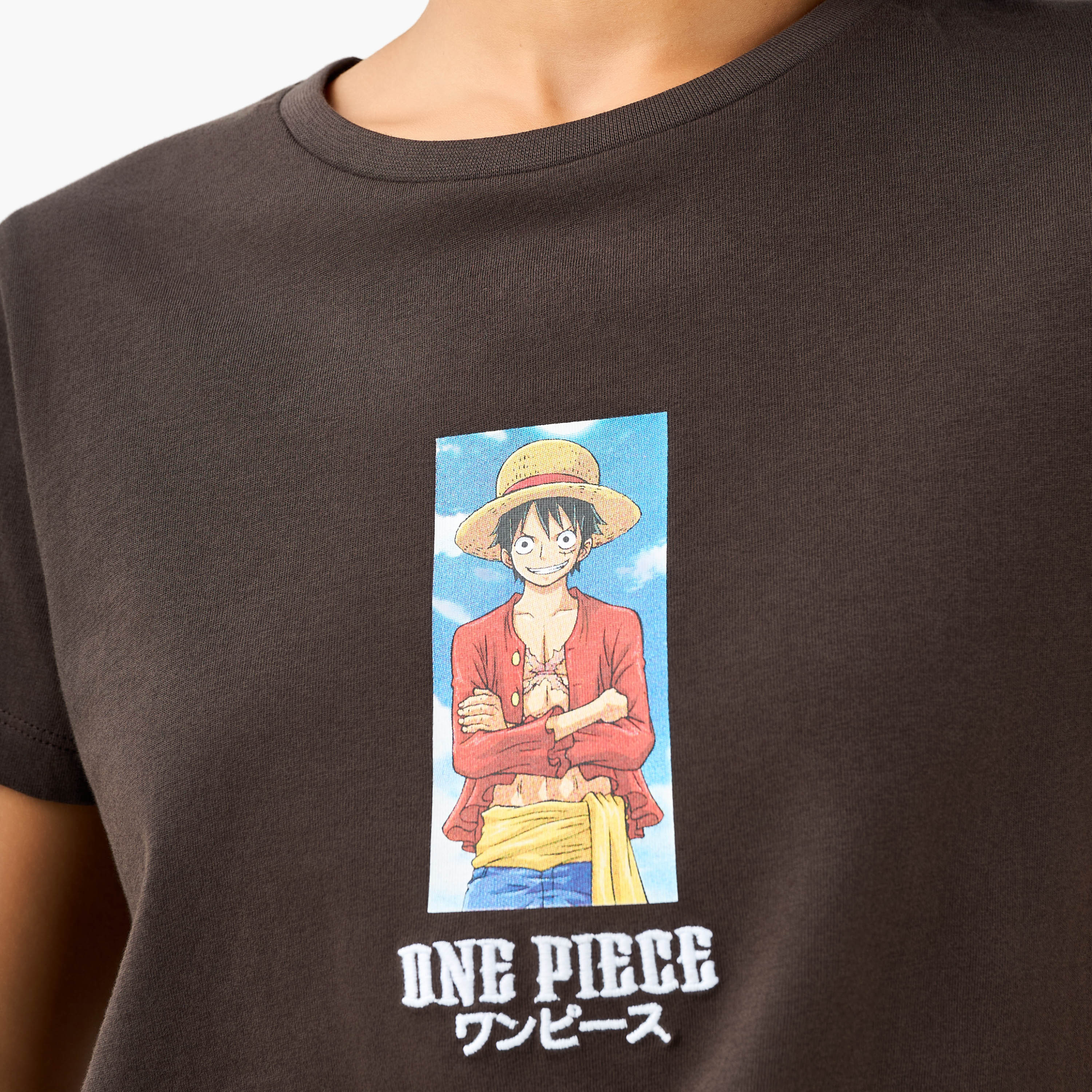 One Piece Anime Regular Fit Cotton T-shirt-women-clothing-tshirts-image-5