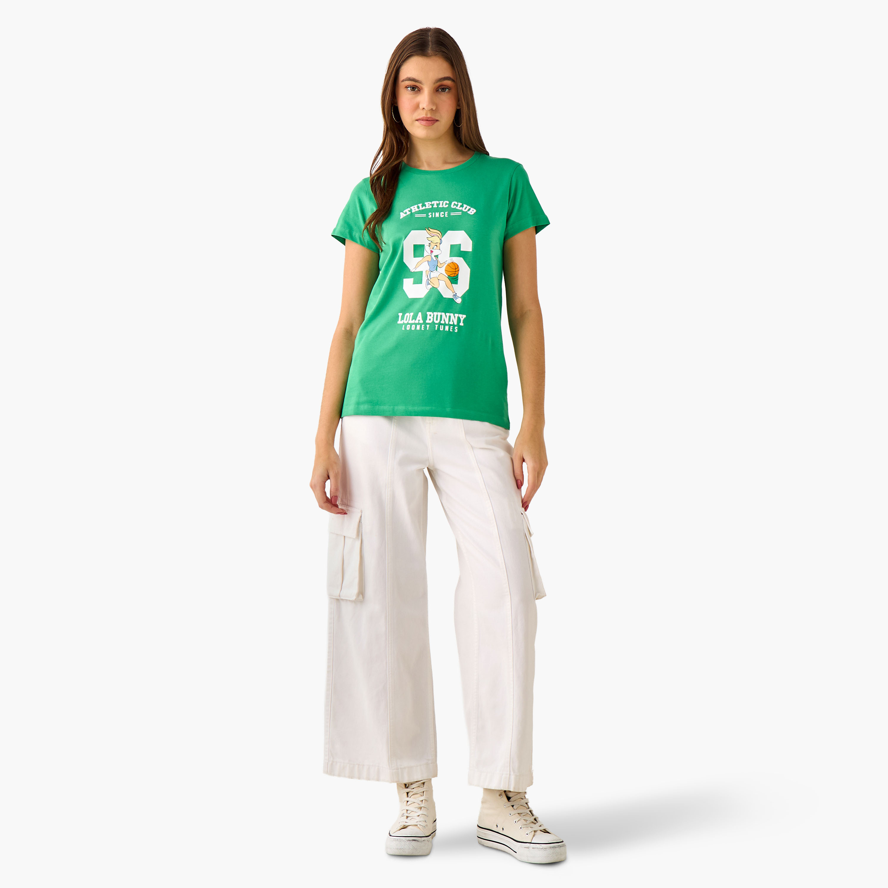 Lola Bunny Cotton T-shirt-women-clothing-tshirts-image-4
