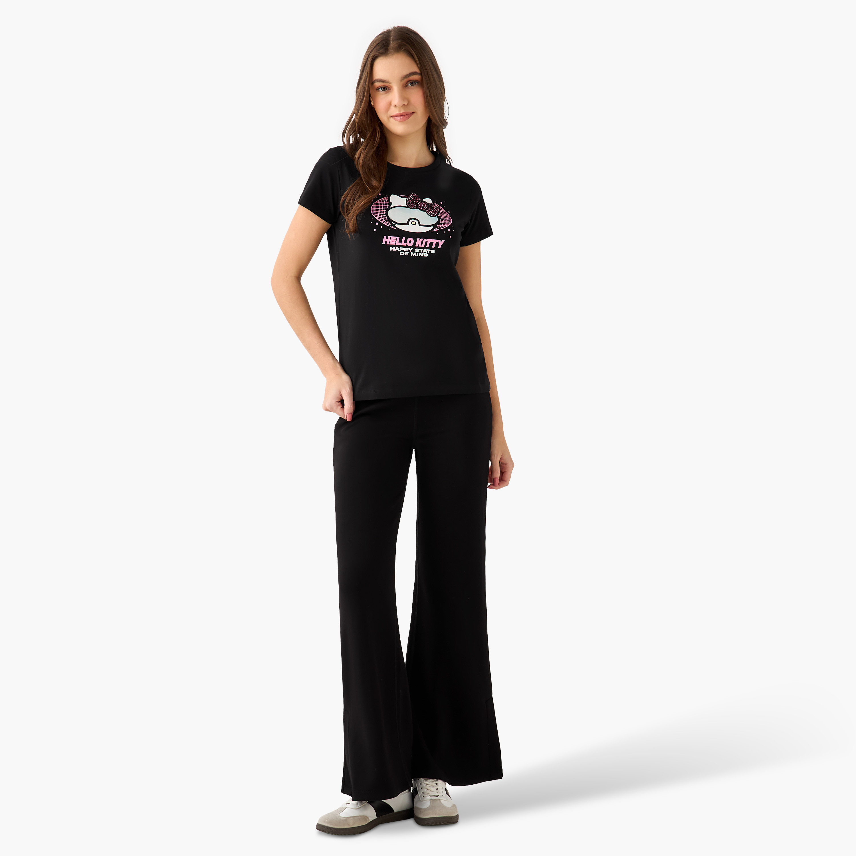Hello Kitty Cotton T-shirt-women-clothing-tshirts-image-3