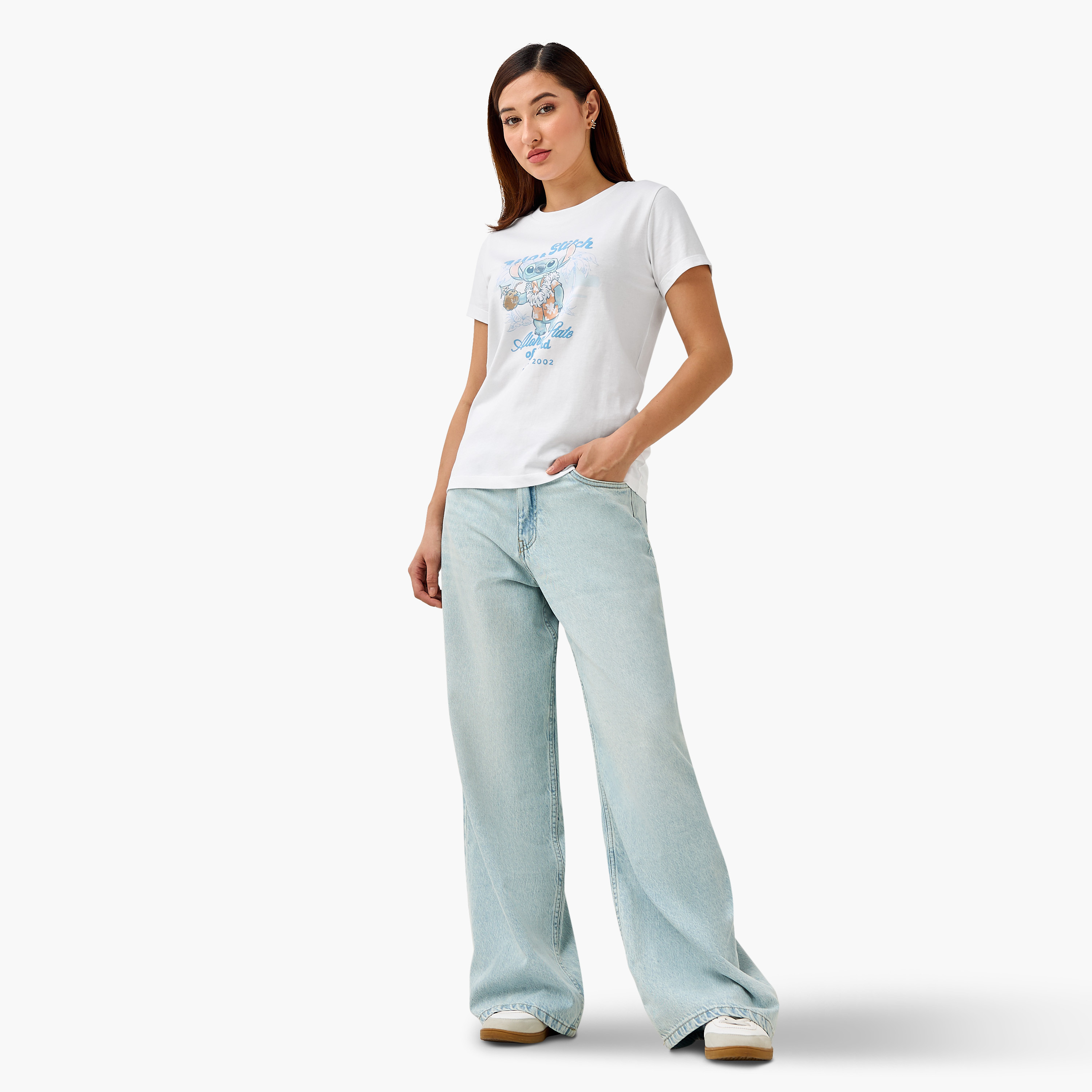 Lilo and Stitch Cotton T-shirt-women-clothing-tshirts-image-3