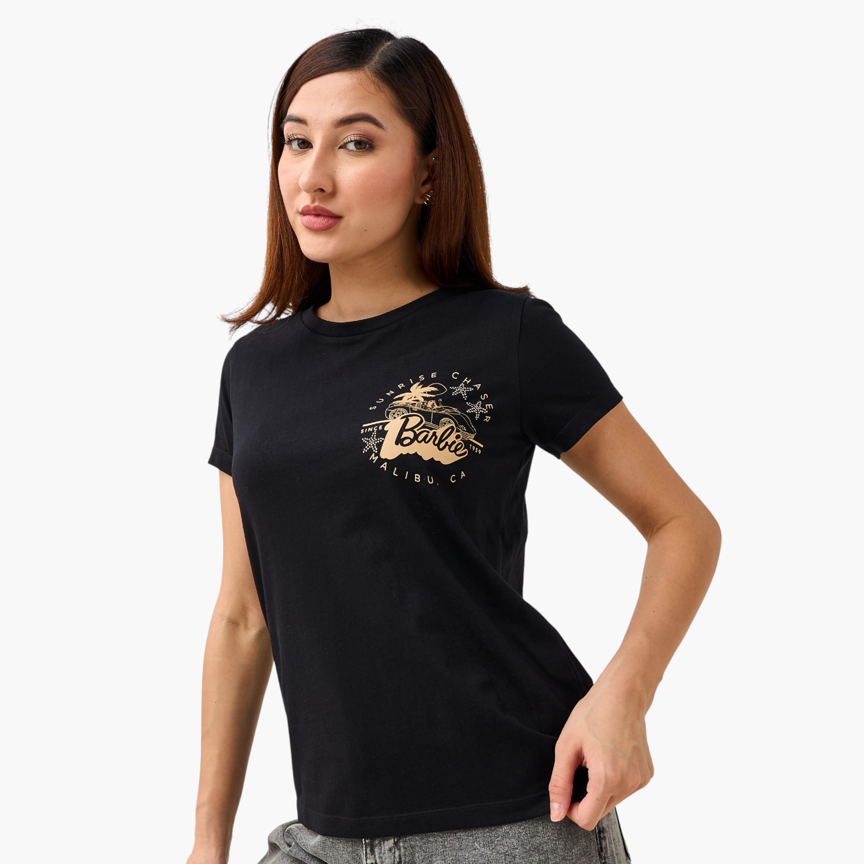 Barbie Cotton T-shirt-women-clothing-tshirts-image-3