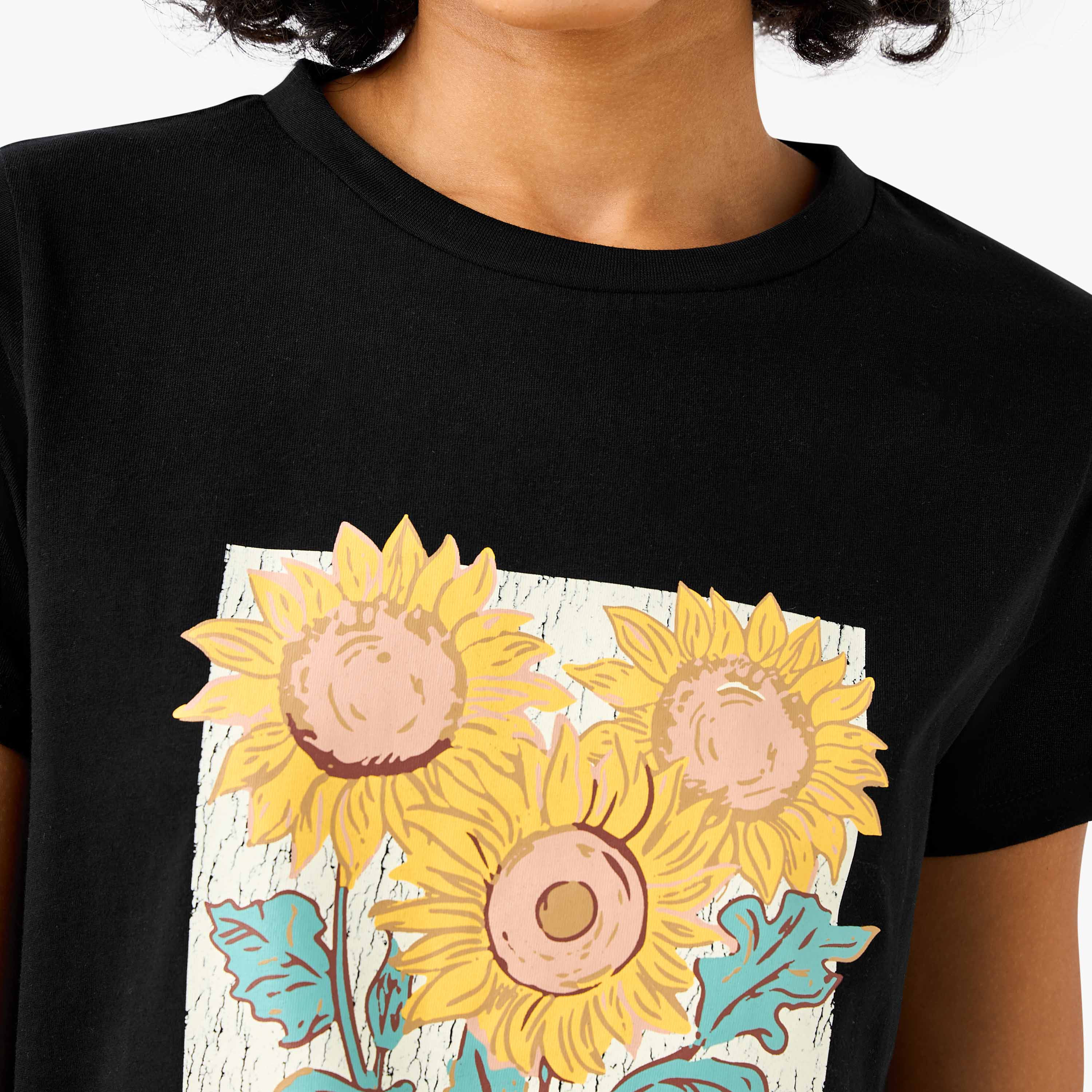 Vincent Van Gogh Cotton T-shirt-women-clothing-tshirts-image-4