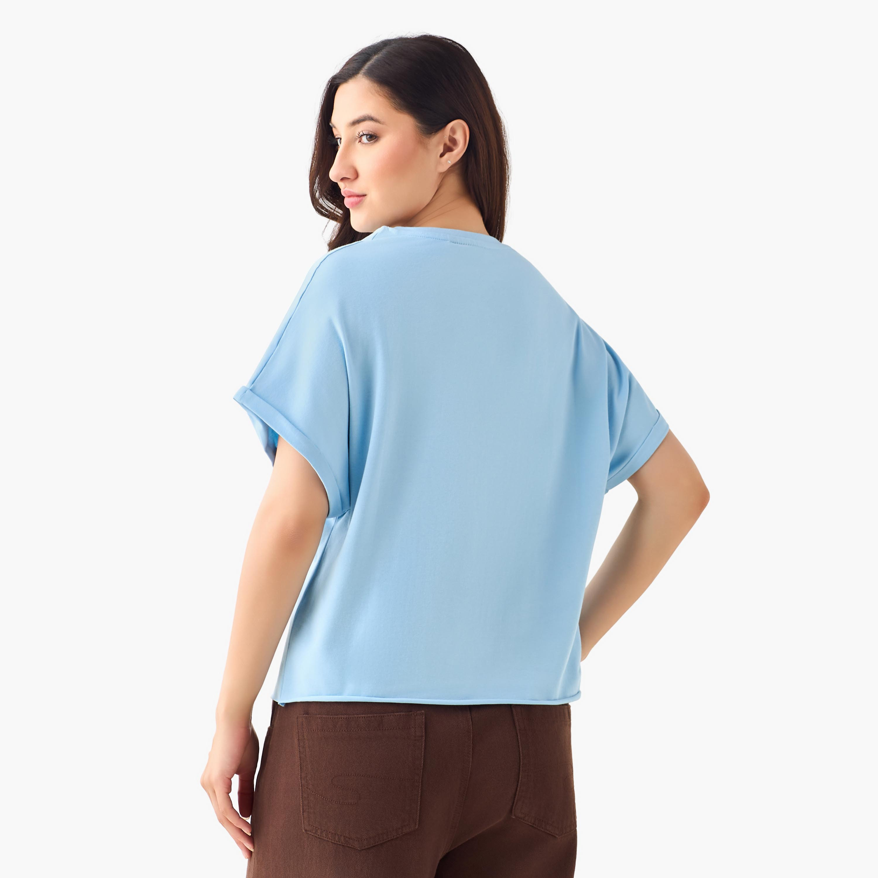 T-shirt with Garfield Print-women-clothing-tshirts-image-4