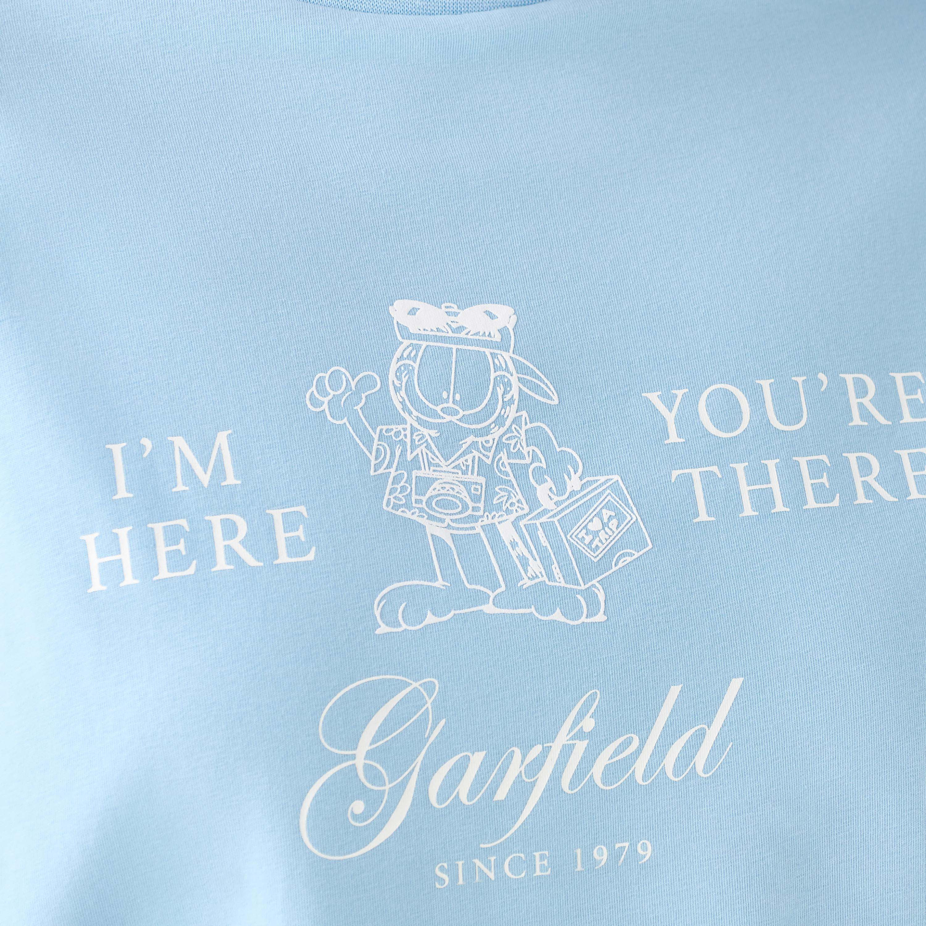 T-shirt with Garfield Print-women-clothing-tshirts-image-6