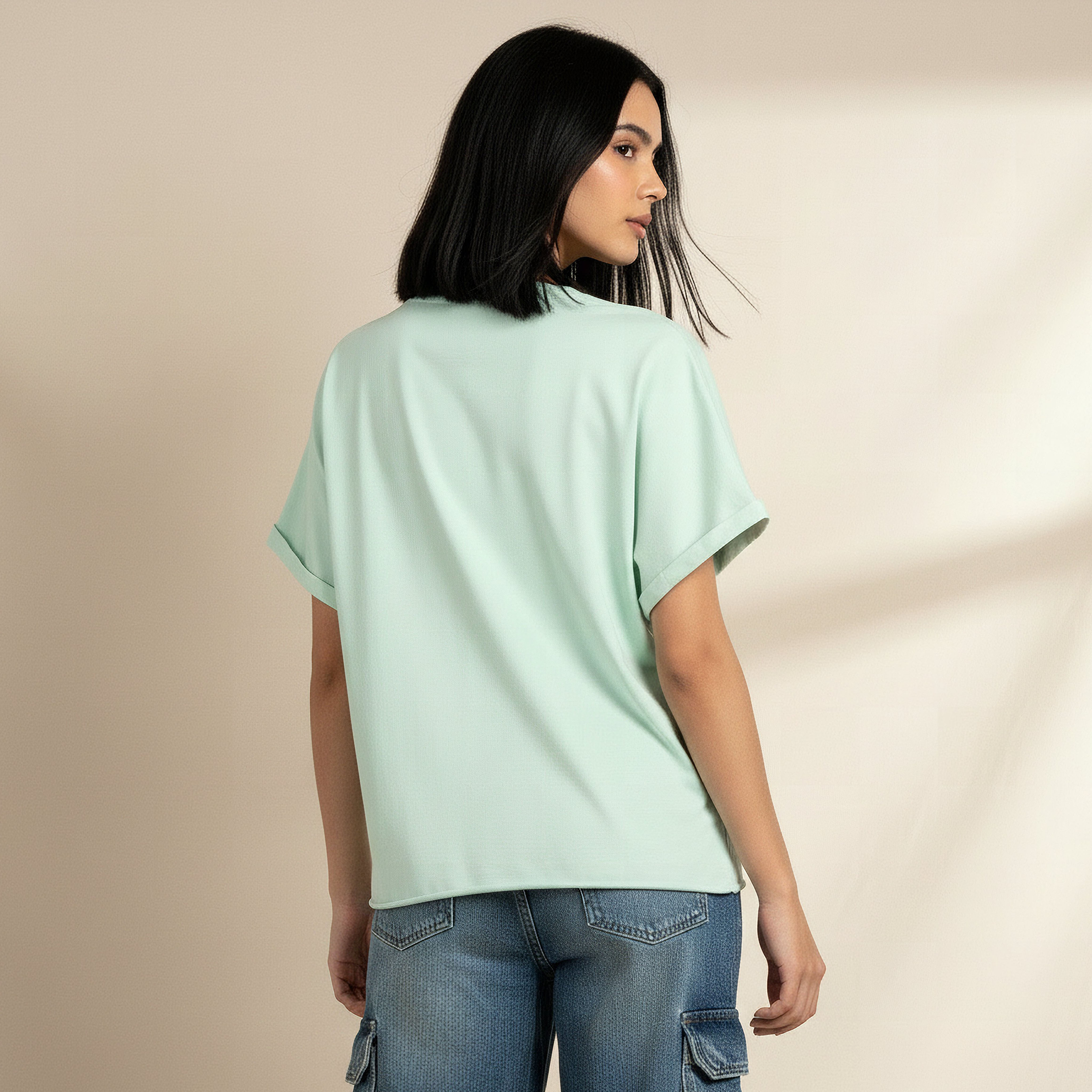 T-shirt with Tom and Jerry Print-women-clothing-tshirts-image-4