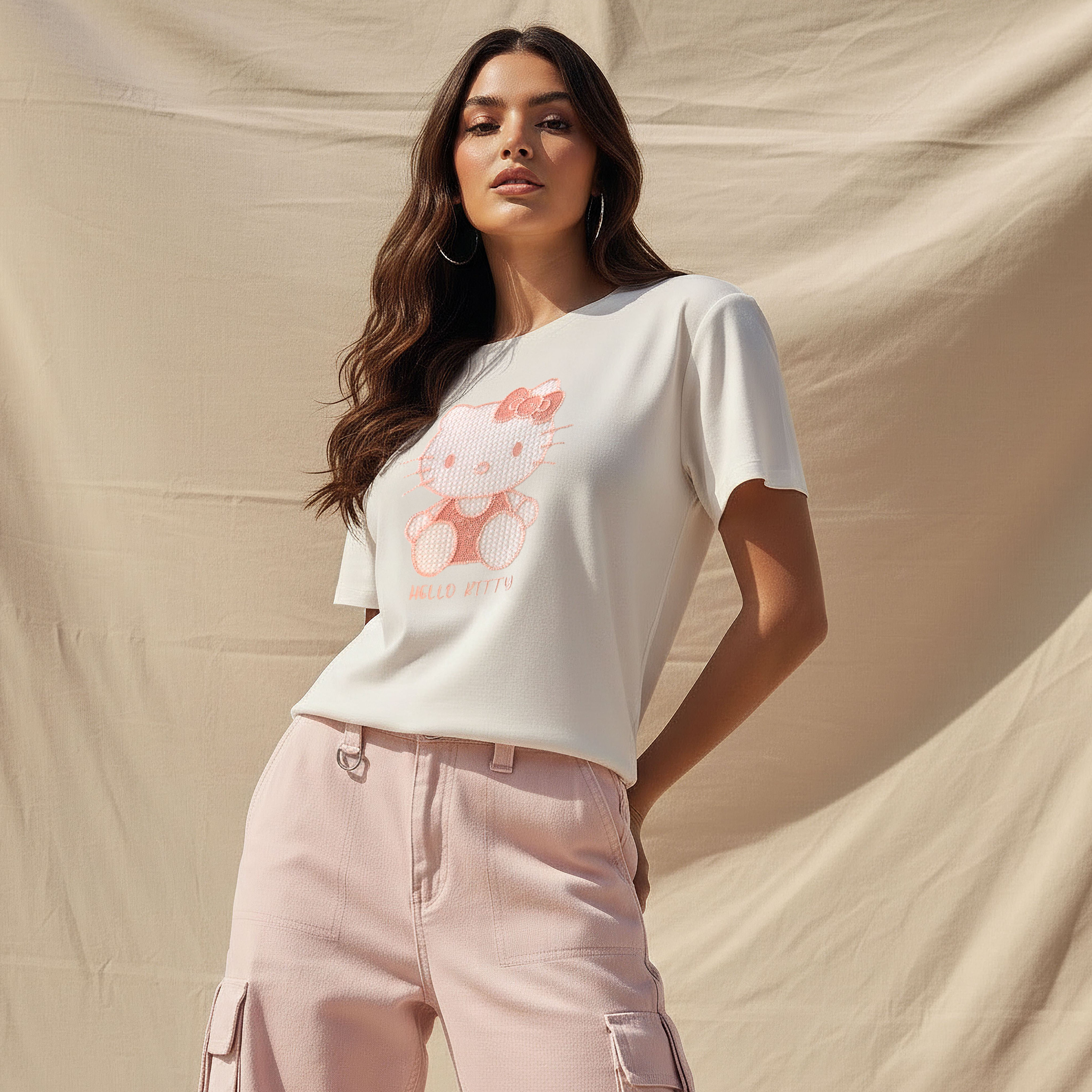 Hello Kitty T-shirt-women-clothing-tshirts-image-1