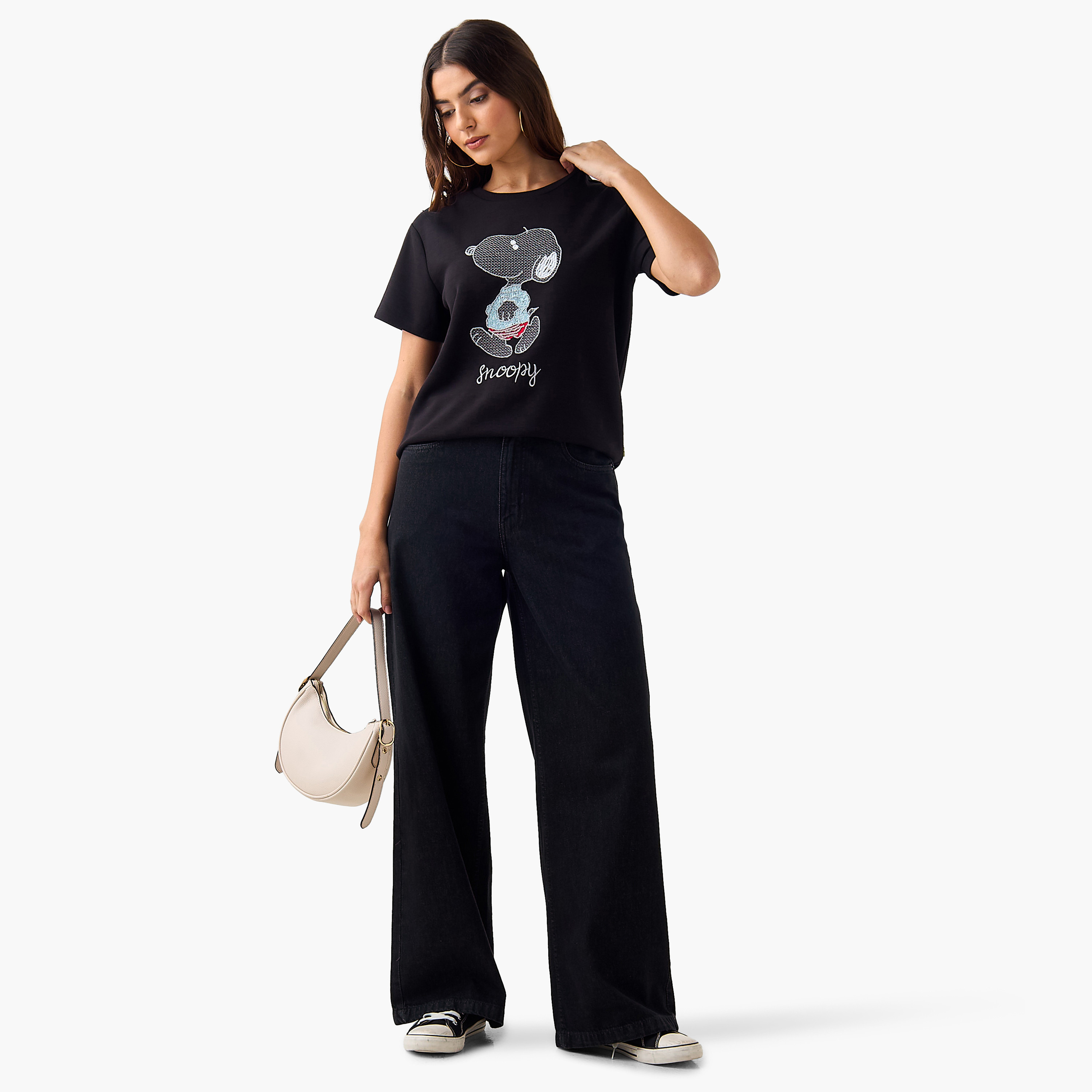 Snoopy T-shirt-women-clothing-tshirts-image-3