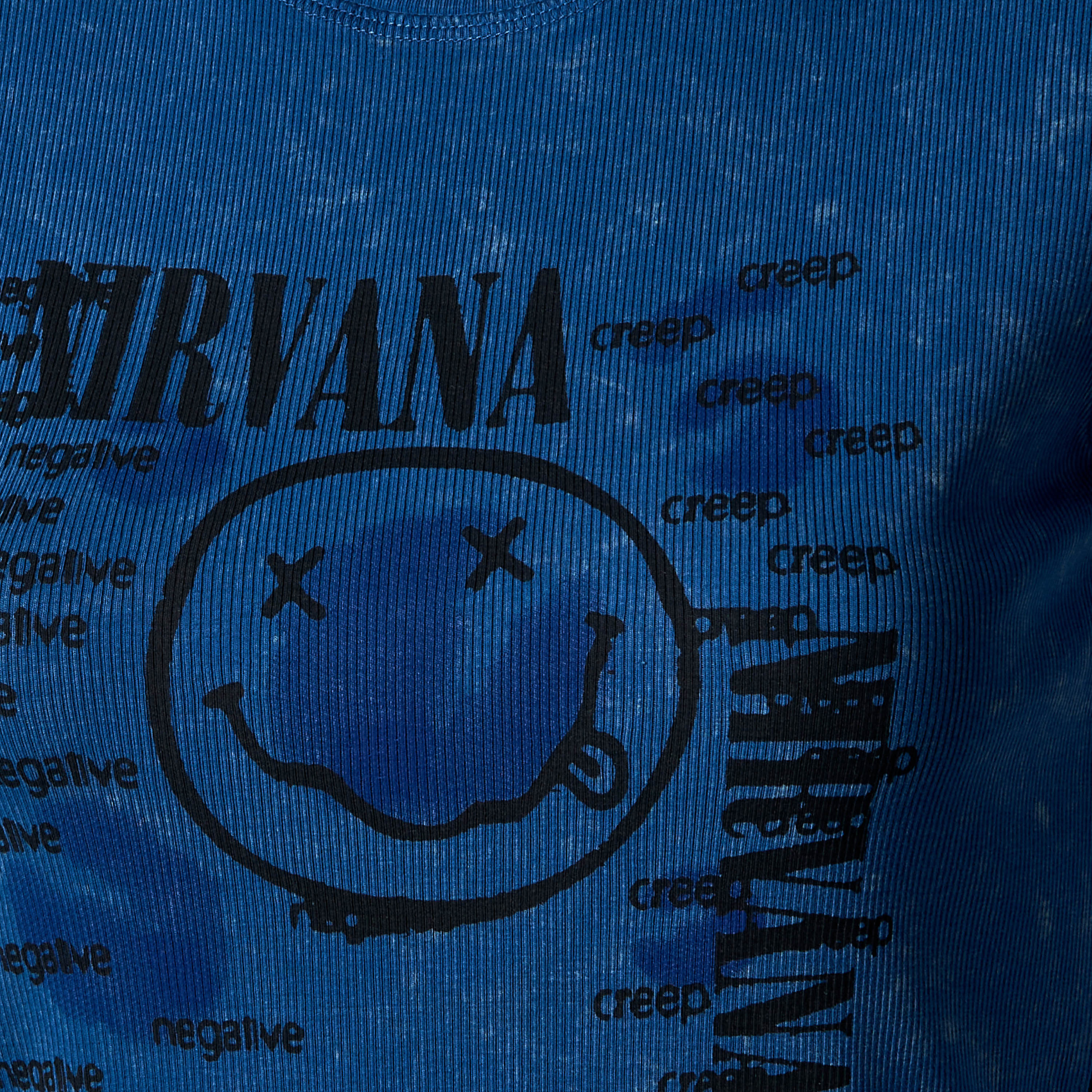 Cotton T-shirt with Nirvana Print-women-clothing-tshirts-image-2