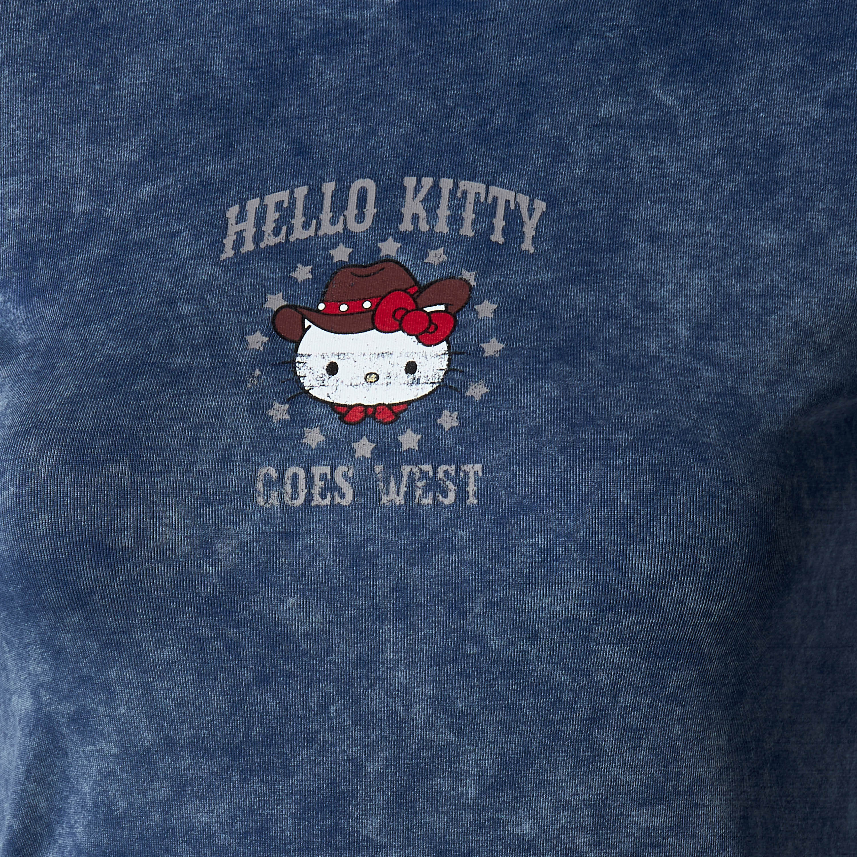 Slim Fit T-shirt with Hello Kitty Print-women-clothing-tshirts-image-2