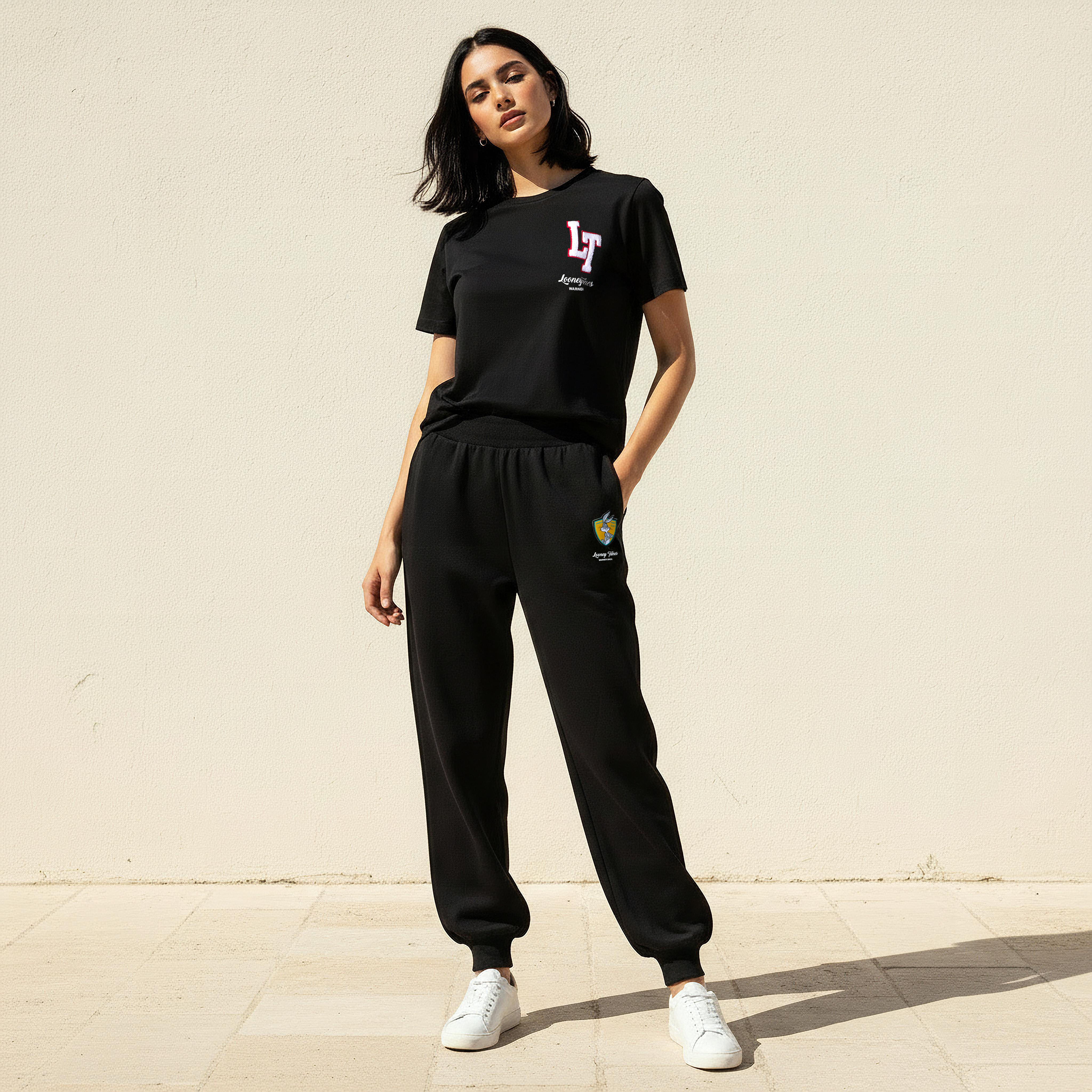 بنطلون رياضي بخصر متوسط وطبعات-women-clothing-bottoms-joggers-image-3