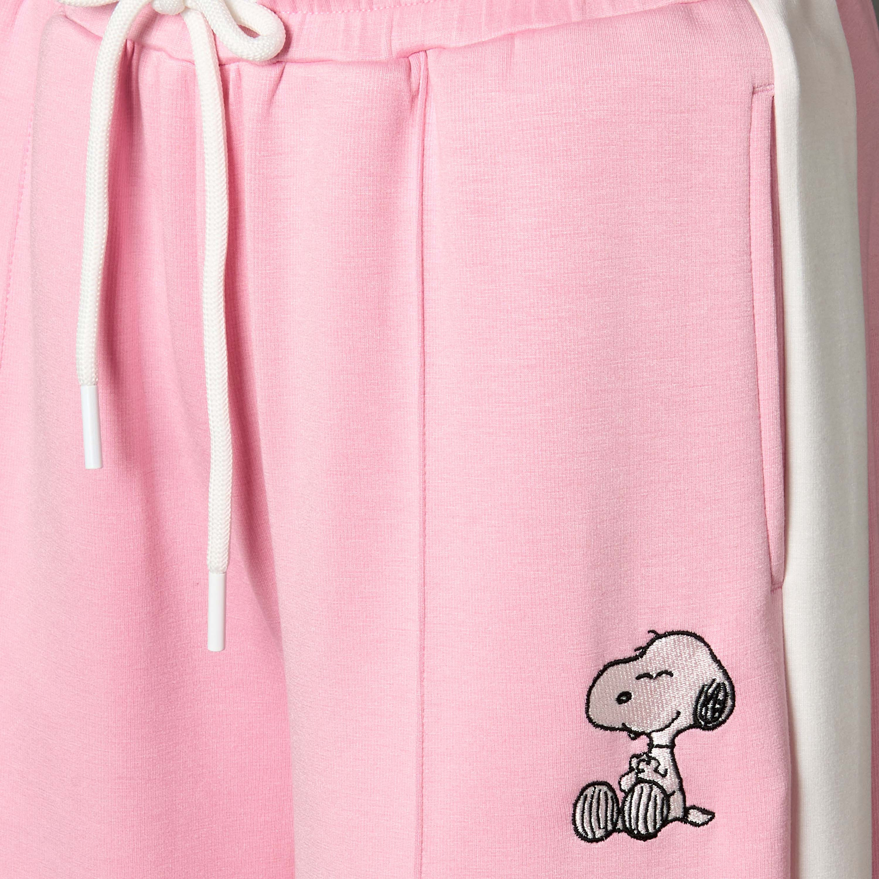 بنطلون رياضي واسع بخصر متوسط الارتفاع-women-clothing-bottoms-joggers-image-3