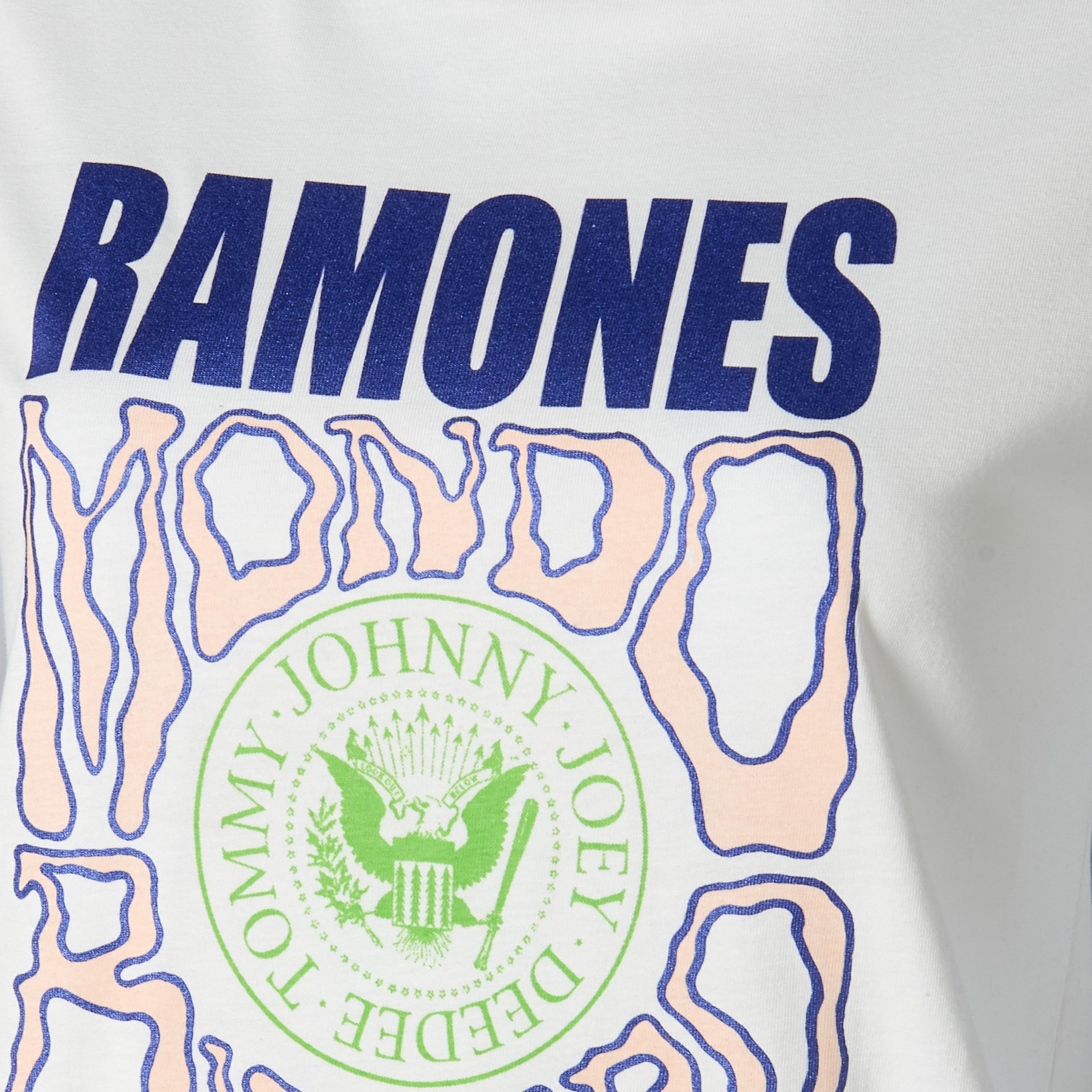 Cotton T-shirt with Ramones Print-women-clothing-tshirts-image-2