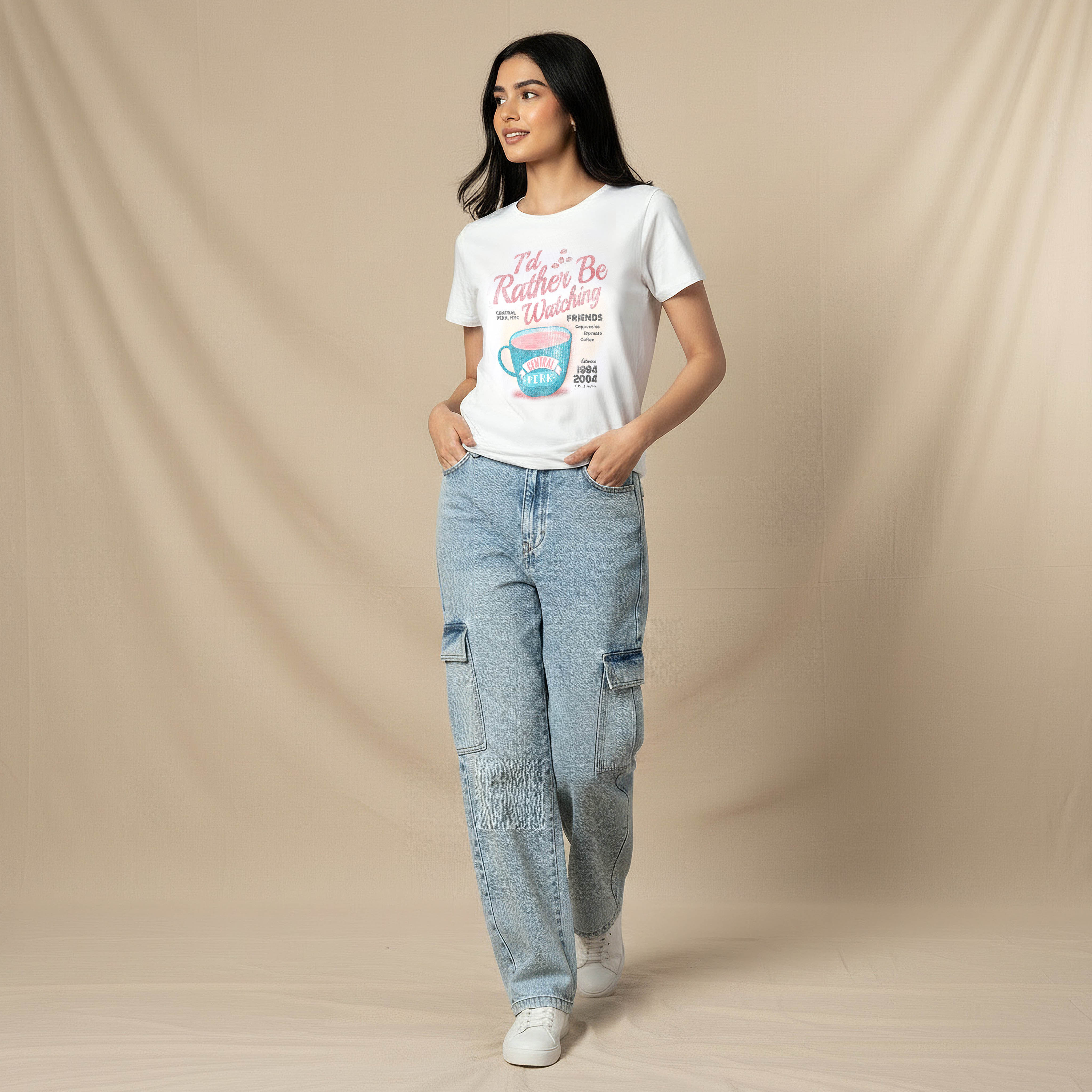 تيشيرت فريندز من القطن-women-clothing-tshirts-image-3