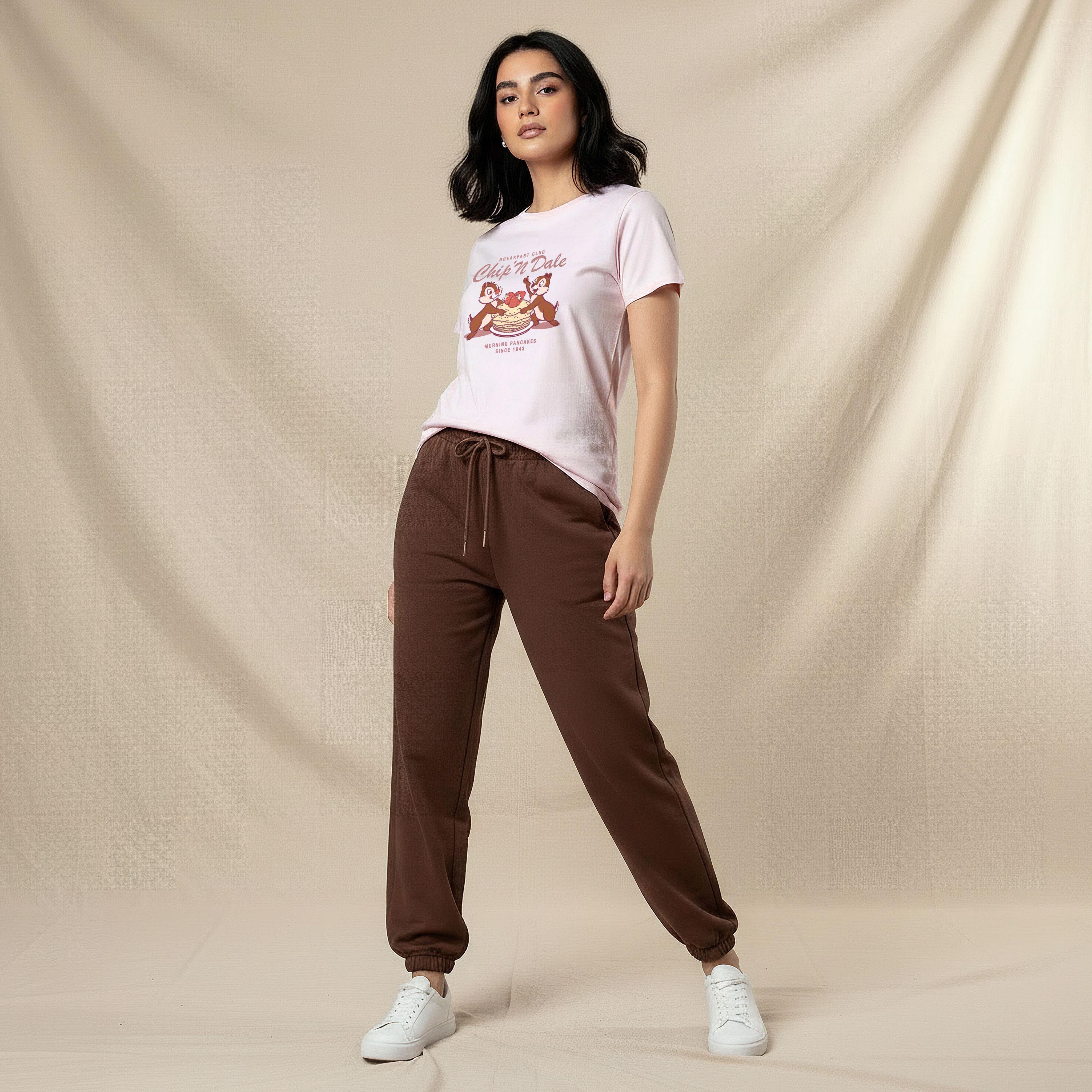 Cotton T-shirt with Chip and Dale Print-women-clothing-tshirts-image-3