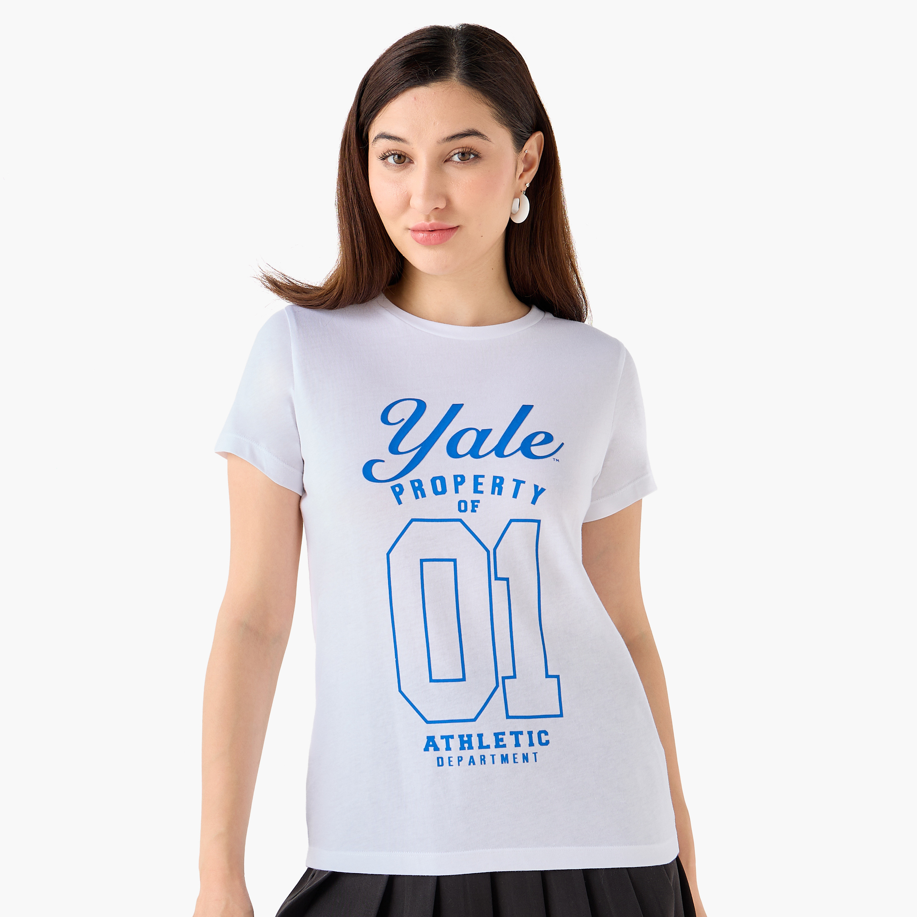 Cotton T-shirt with Yale University Print-PROMO_SP_QA_2FOR49_110625-image-2