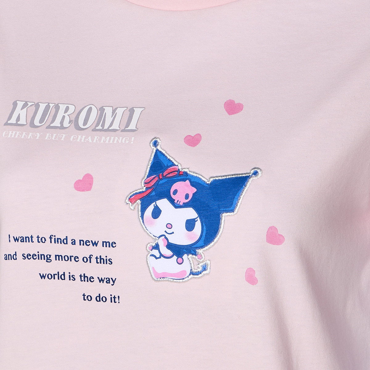 Kuromi Cotton T-shirt-women-clothing-tshirts-image-2