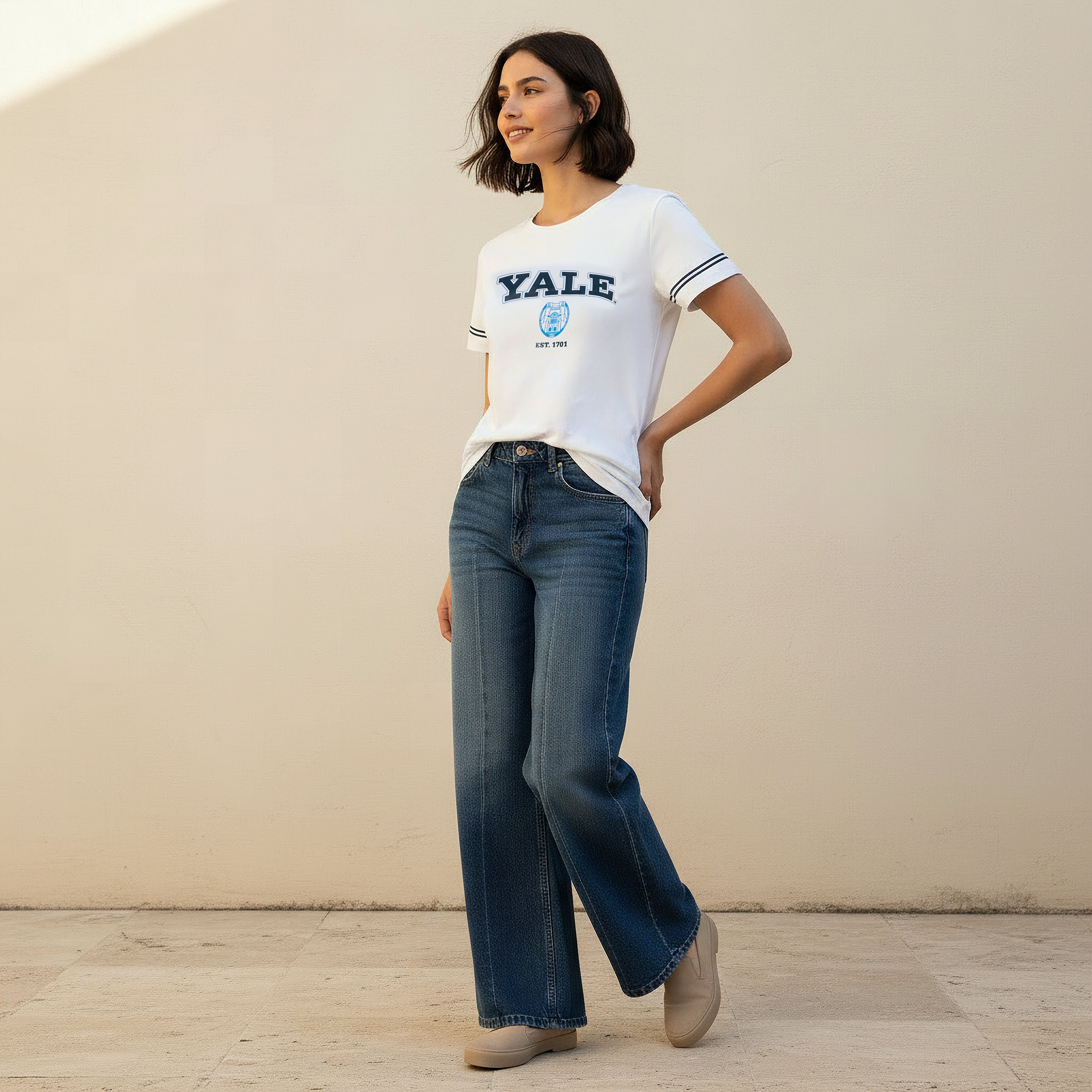 تيشيرت قطن ييل-women-clothing-tshirts-image-3